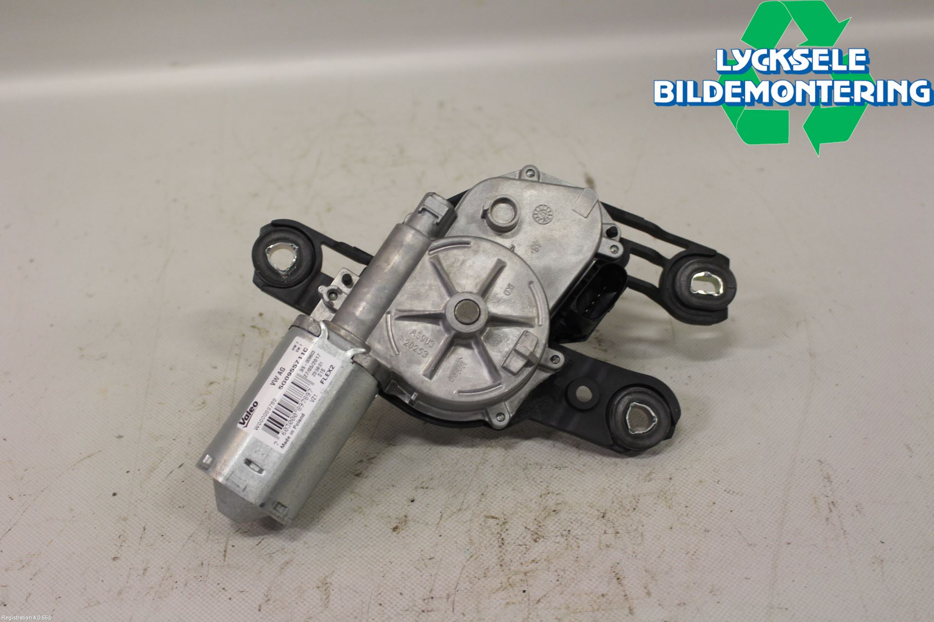 Volkswagen VW PASSAT 15-19 Torkarmotor Baklucka