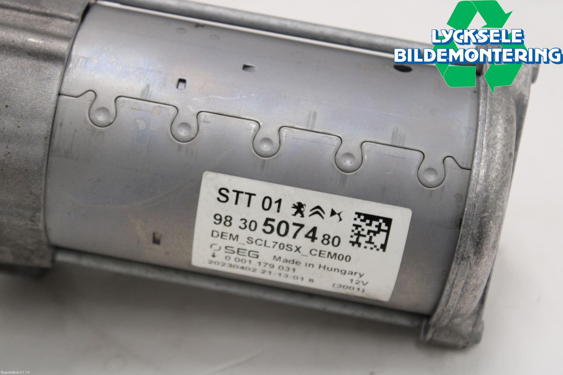 Peugeot 308/E-308 21- Startmotor