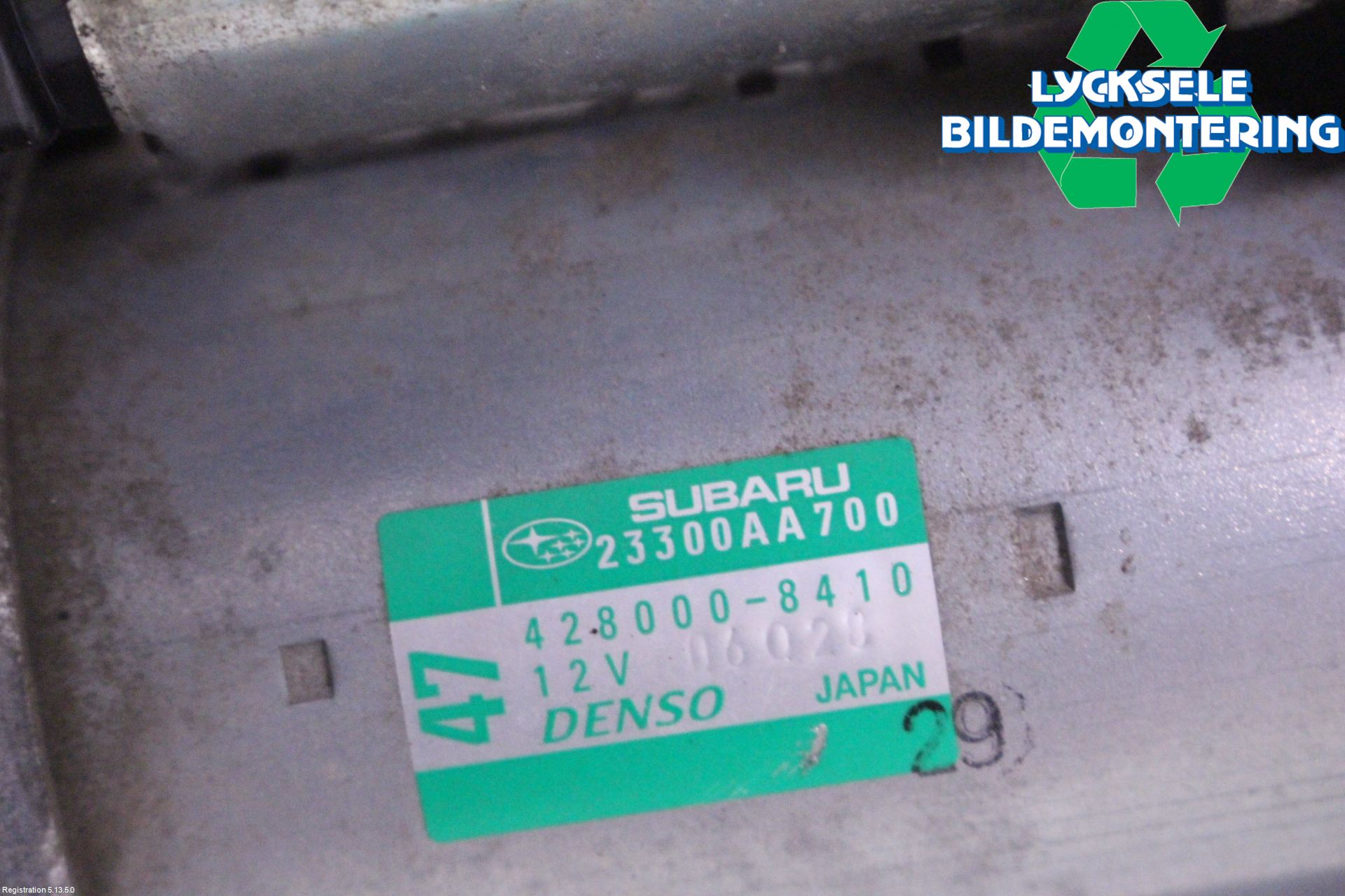 Subaru FORESTER SJ 13-18 Startmotor Diesel