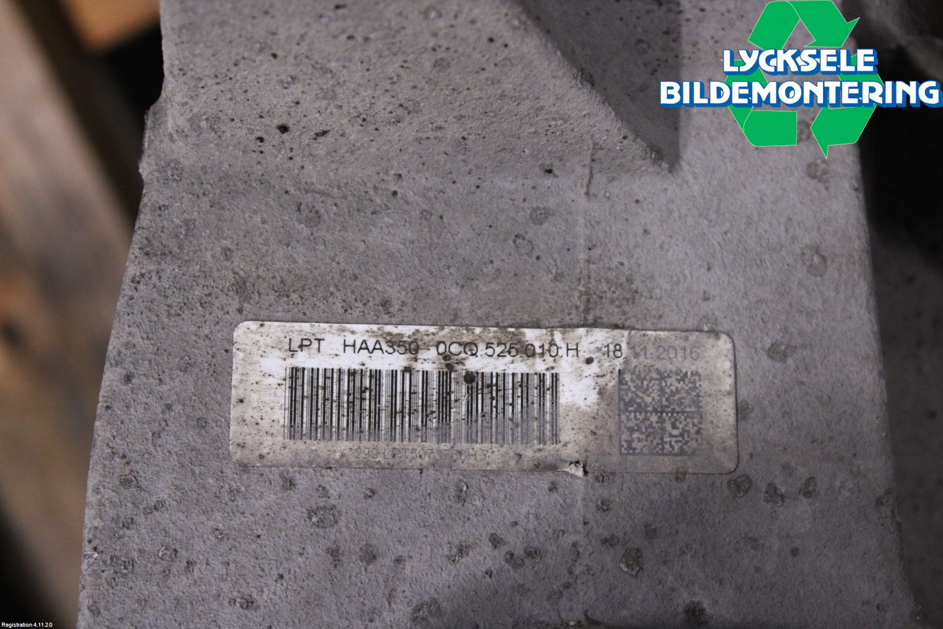 Volkswagen VW GOLF / E-GOLF VII 13-20 Bakväxel-Diff