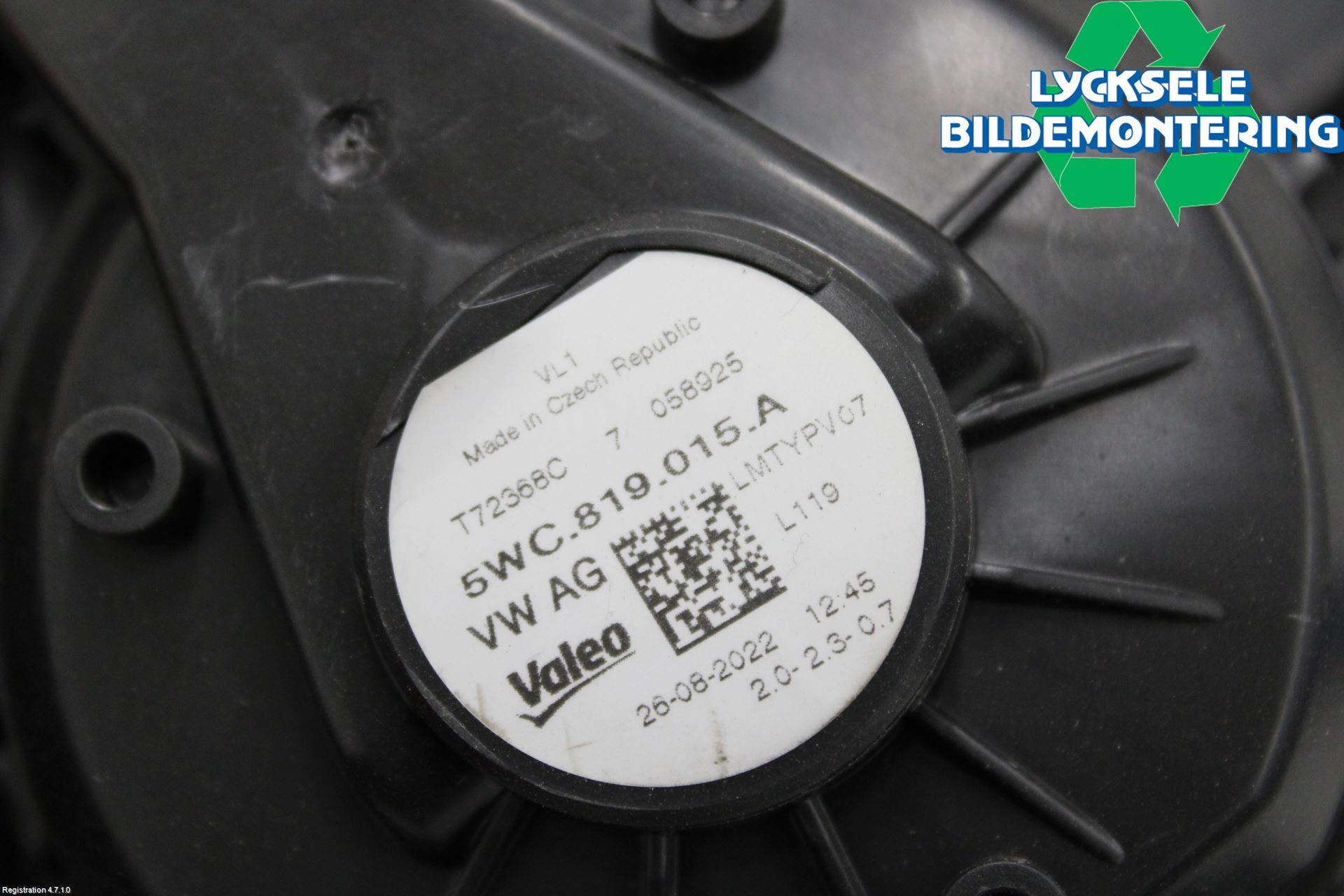 Volkswagen VW CADDY 21- Ac Värmefläkt