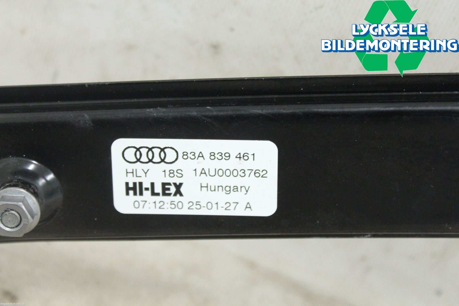 Audi Q3 F3 19- Fönsterhissmekanism