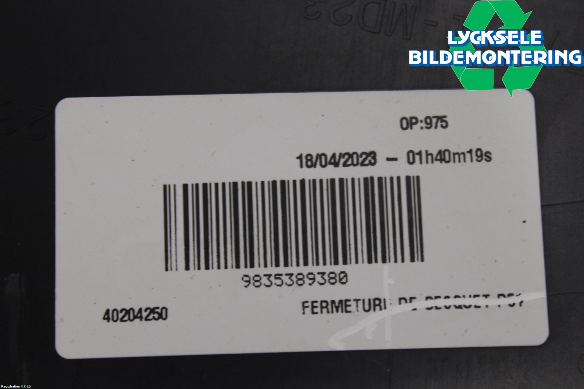 Peugeot 308/E-308 21- Spoiler Baklucka