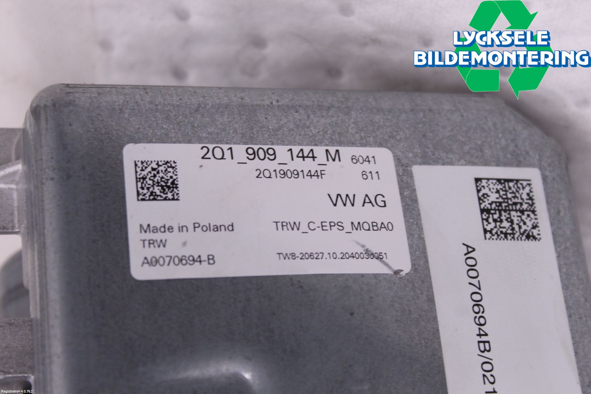 Audi A1 19- Rattaxelagg Med Inb Servo