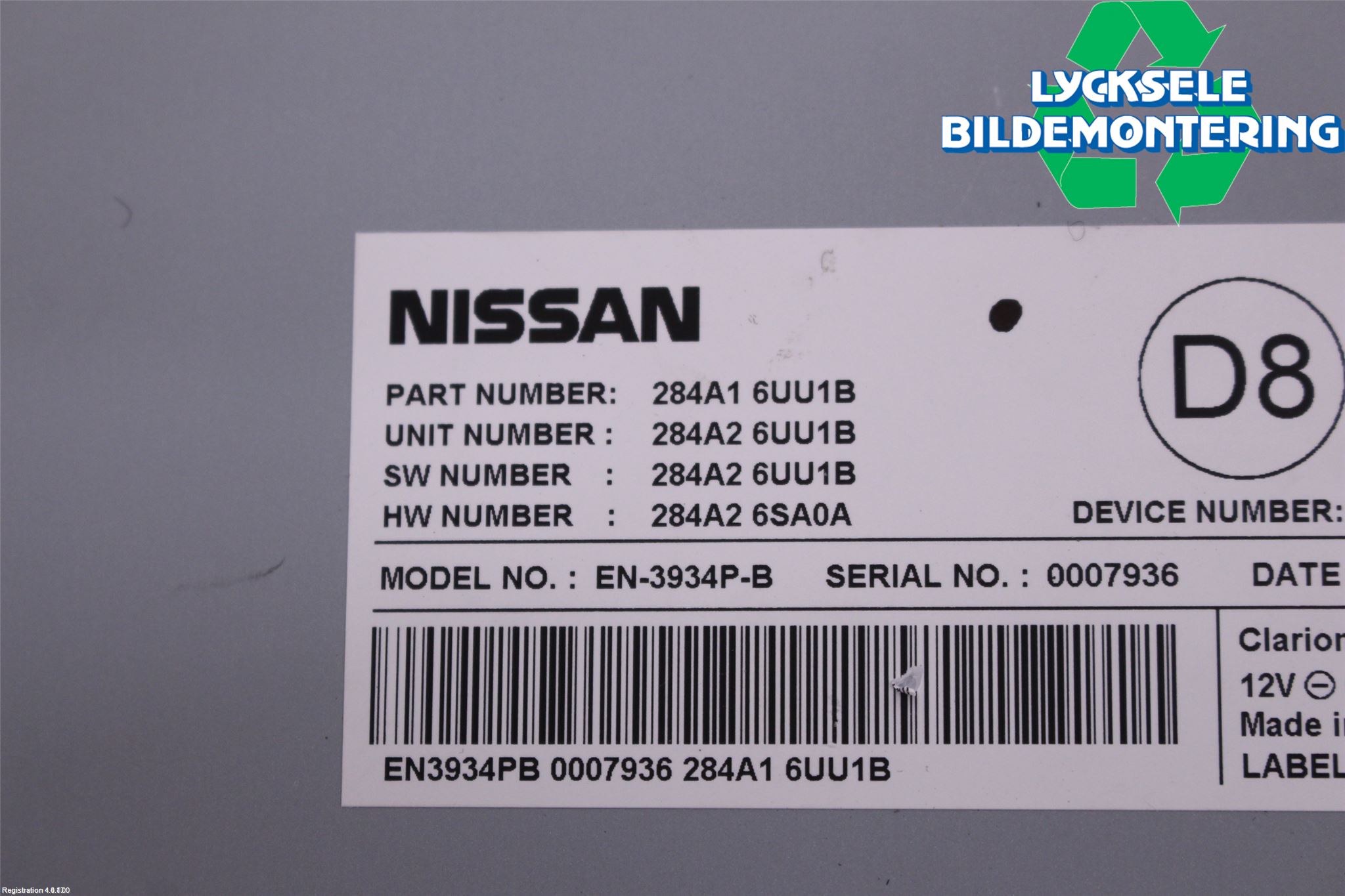 Nissan QASHQAI 21- Styrenhet Övrigt