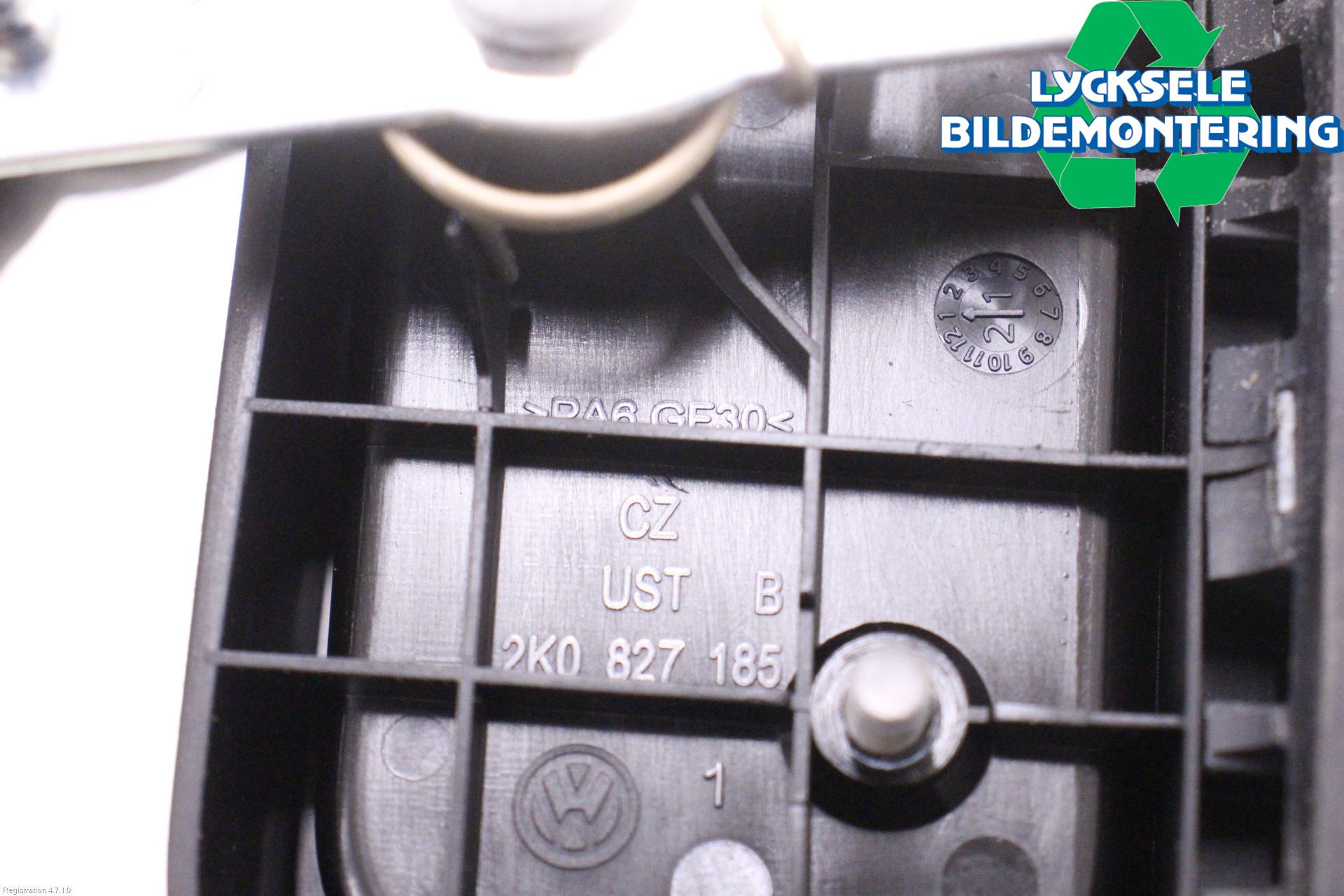 Volkswagen VW CADDY 21- Bakluckehandtag Inre