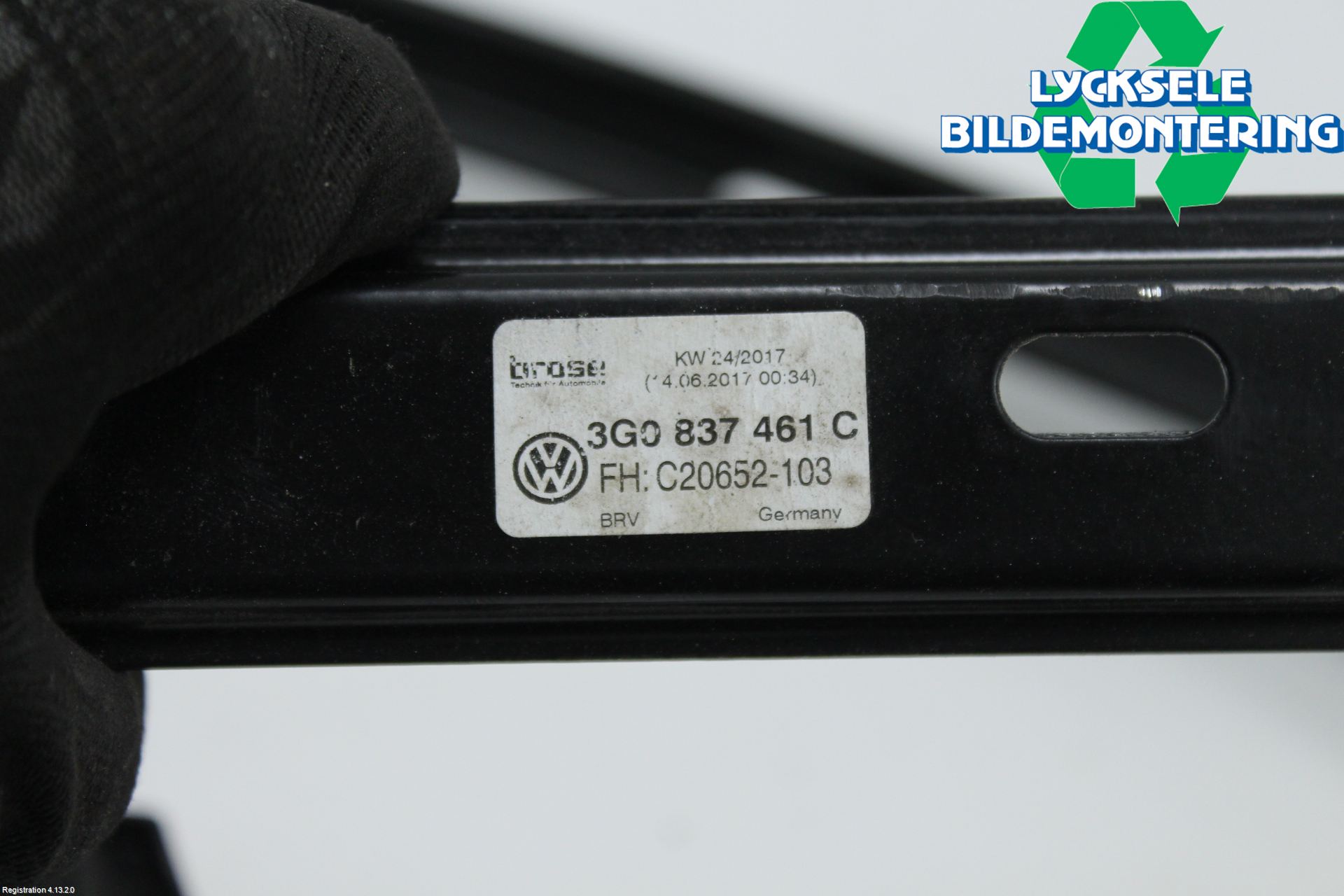 Volkswagen VW PASSAT 15-19 Fönsterhissmekanism