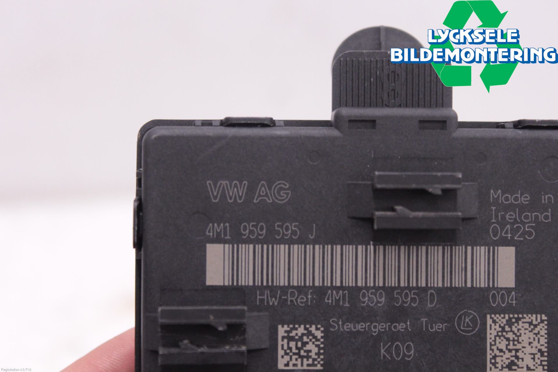 Audi A7 Sportback 4K 18- Styrenhet Dörr