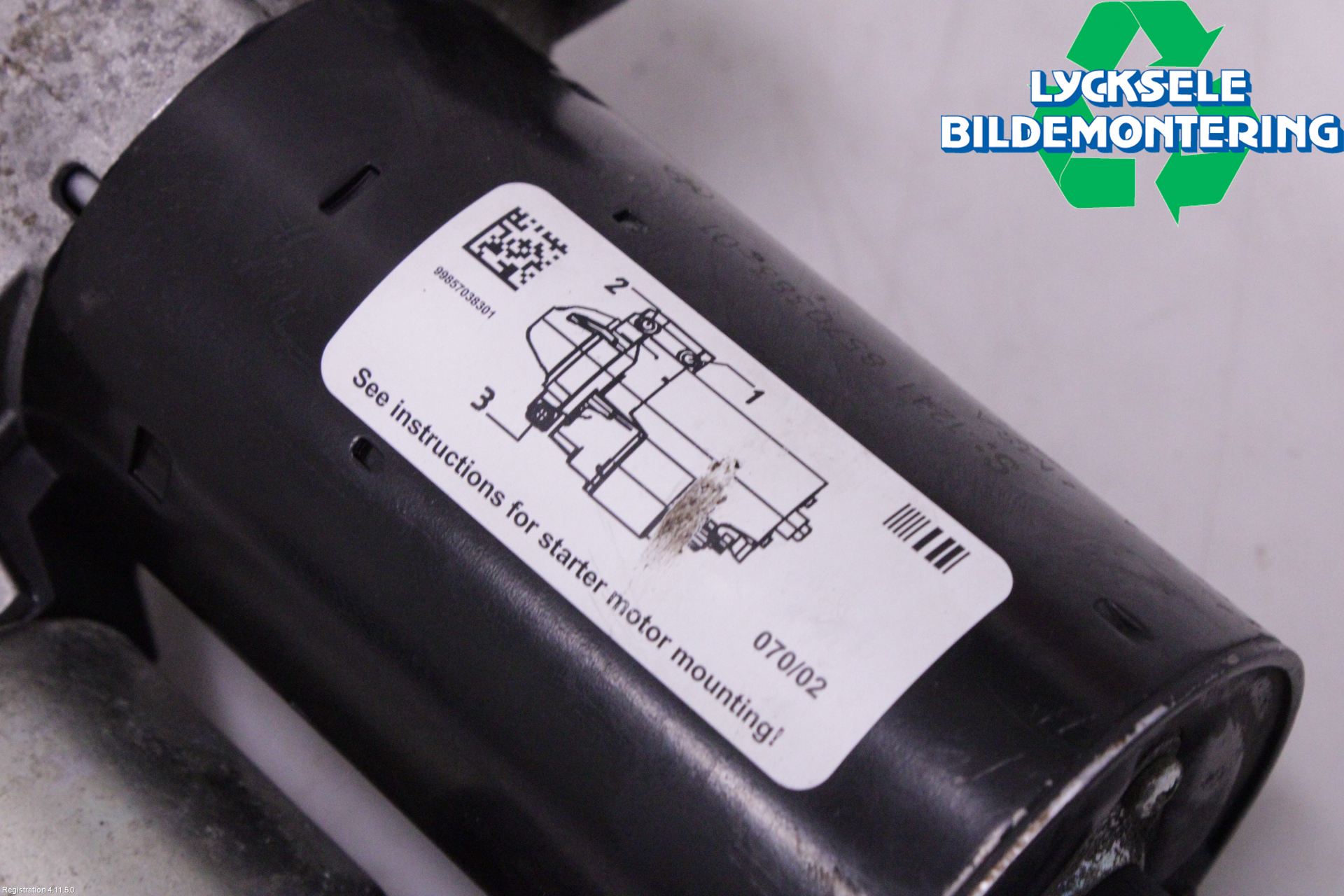 BMW 3 F30/F31/F80 12-19 Startmotor Diesel
