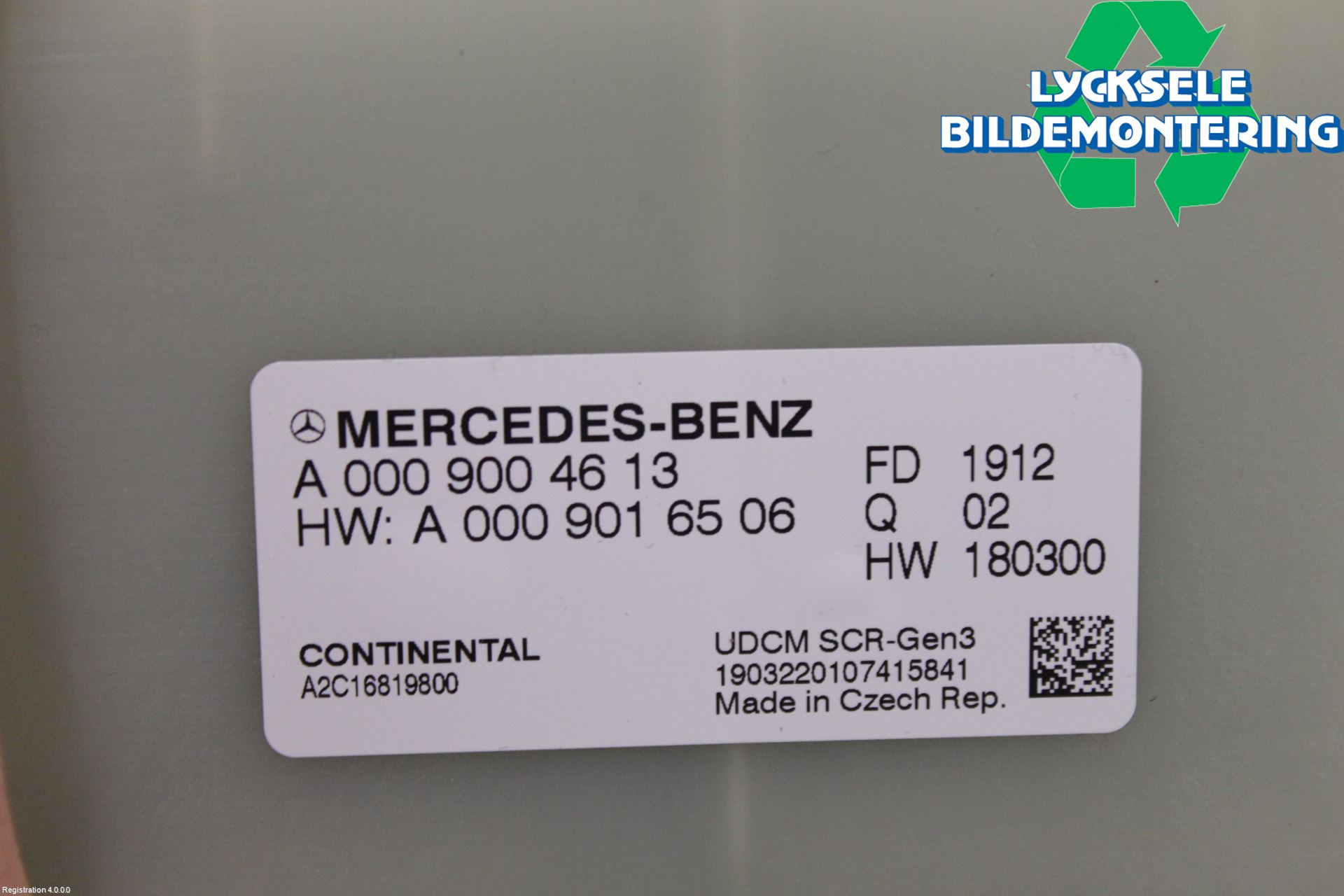Mercedes-Benz MB E-KLASS (W213) 16-23 Styrenhet Avgasrening