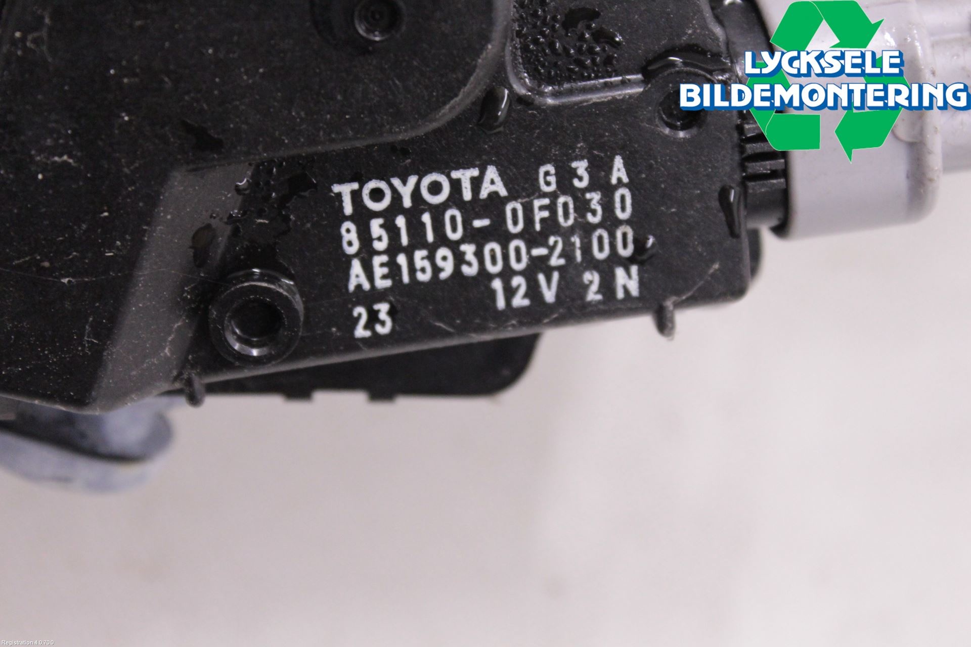 Toyota VERSO 09-18 Torkarmotor Vindruta