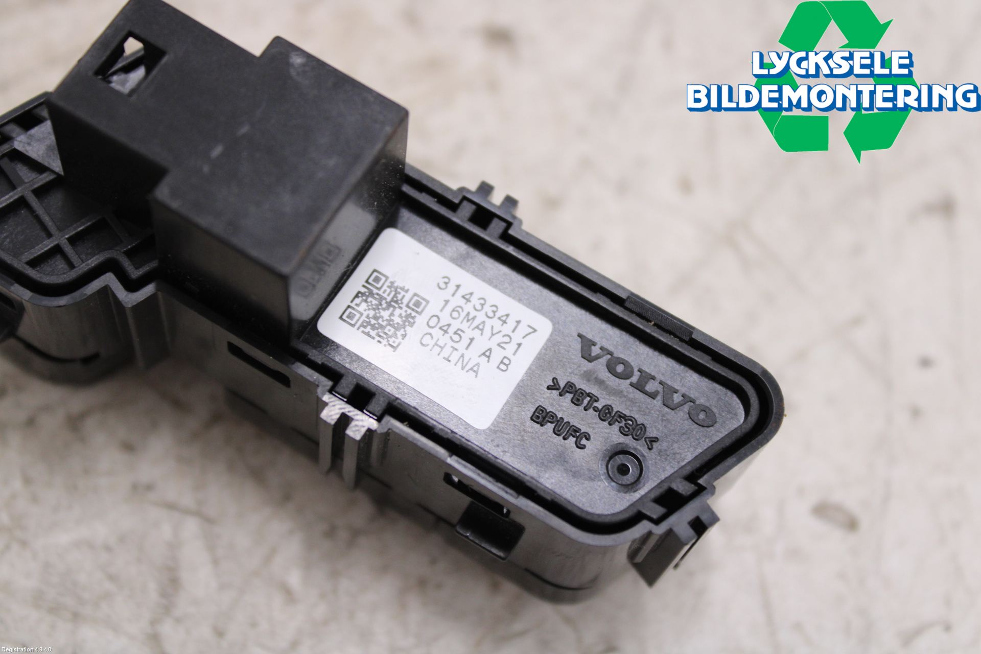 Volvo V90 17->> Strömställare Stolminne