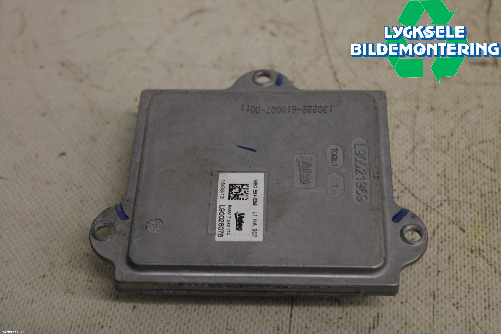 BMW X1 E84 10-15 Styrenhet Strålkastare