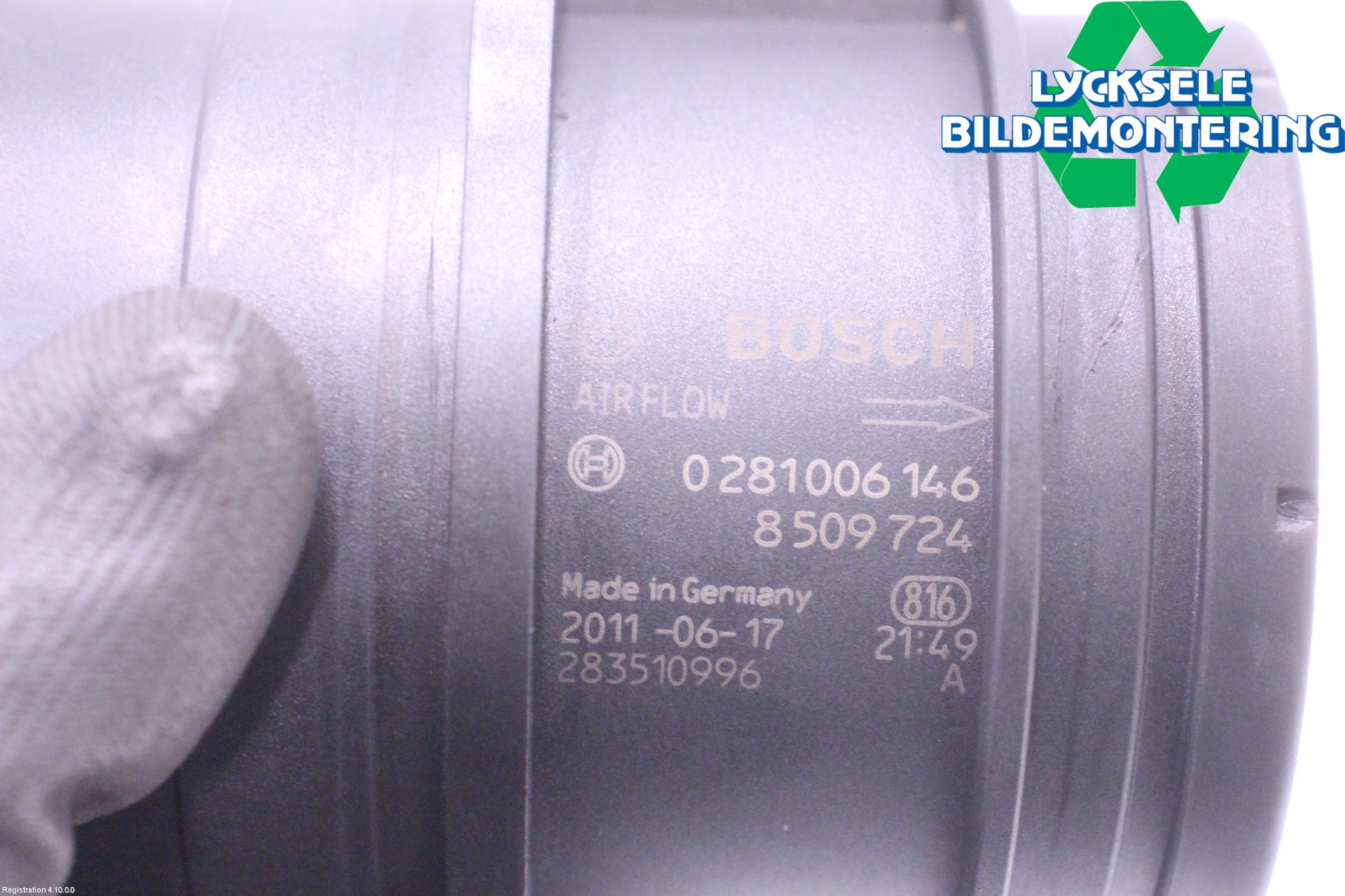 BMW X1 E84 10-15 Injluftmassamätare