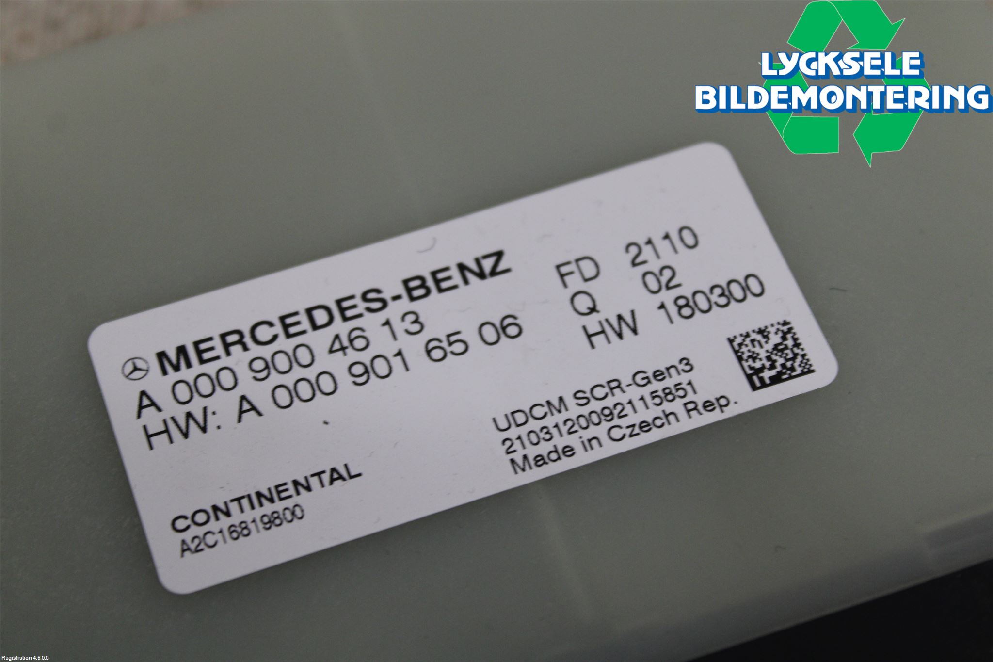 Mercedes-Benz MB GLE-KLASS (W167/V167/C167) 19- Styrenhet Avgasrening