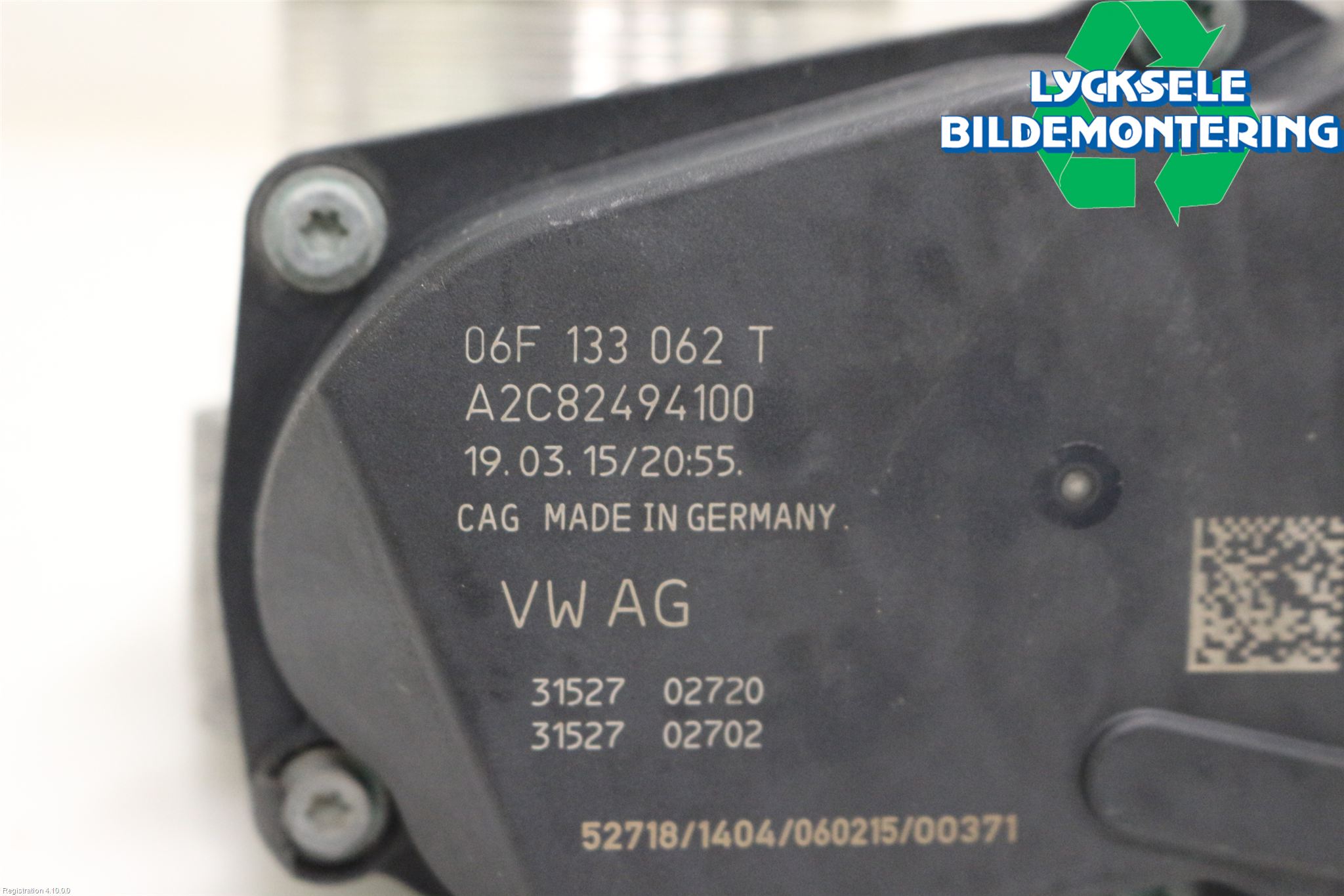 Audi A3/S3 8V 13-20 Injspjällhus