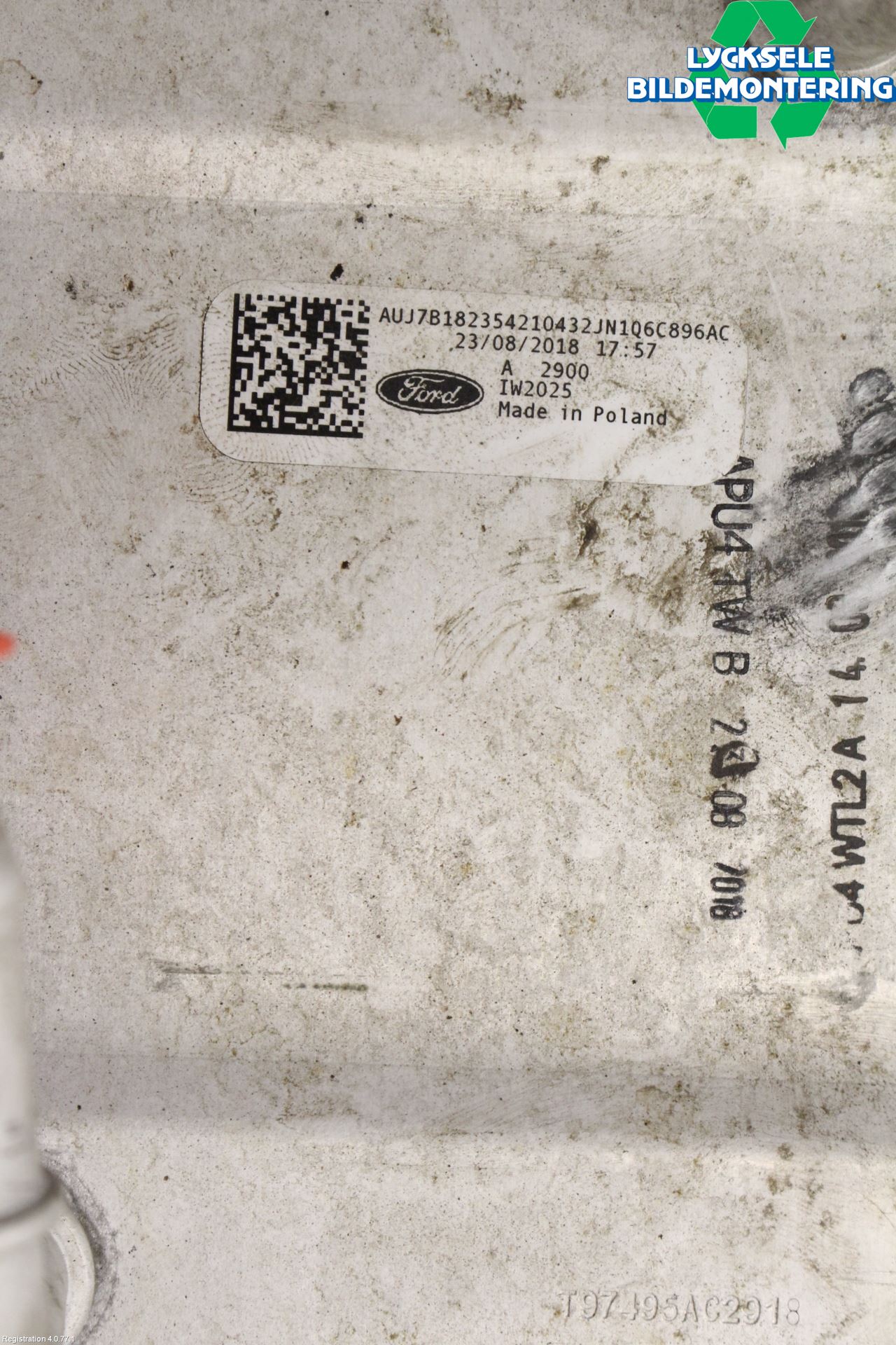 Ford FOCUS 19- Laddluft-Intercooler Kyl