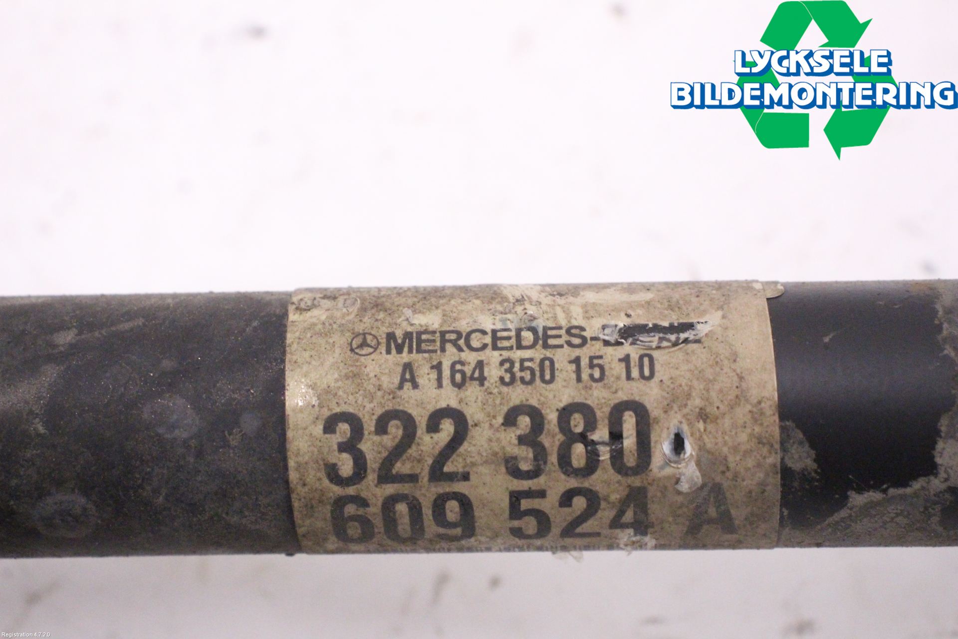 Mercedes-Benz MB ML (W164) 05-11 Drivaxel Bak Höger