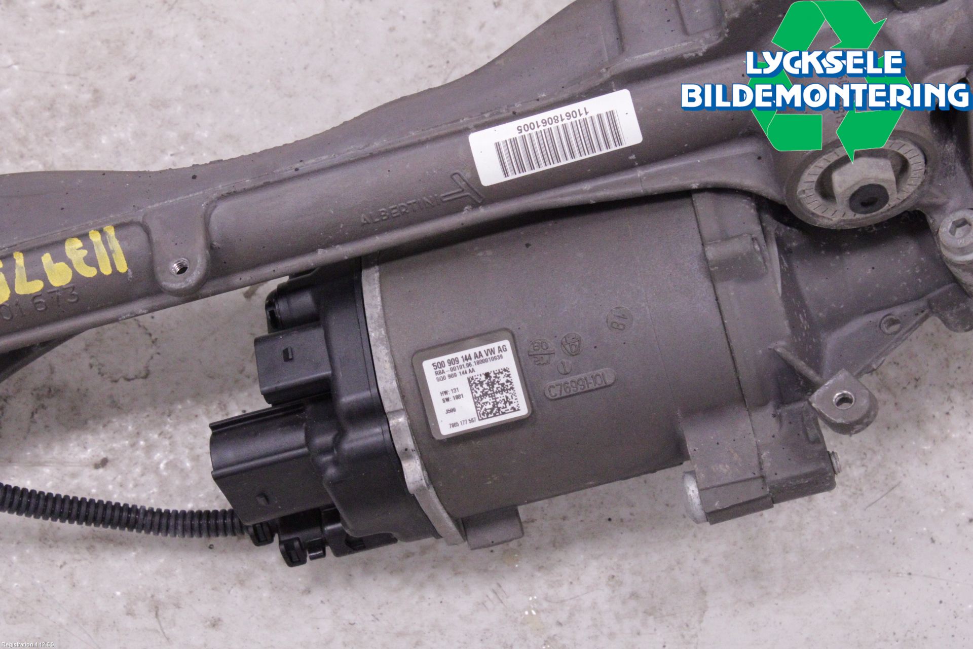 Volkswagen VW GOLF / E-GOLF VII 13-20 Styrväxel-Snäcka Elektrisk