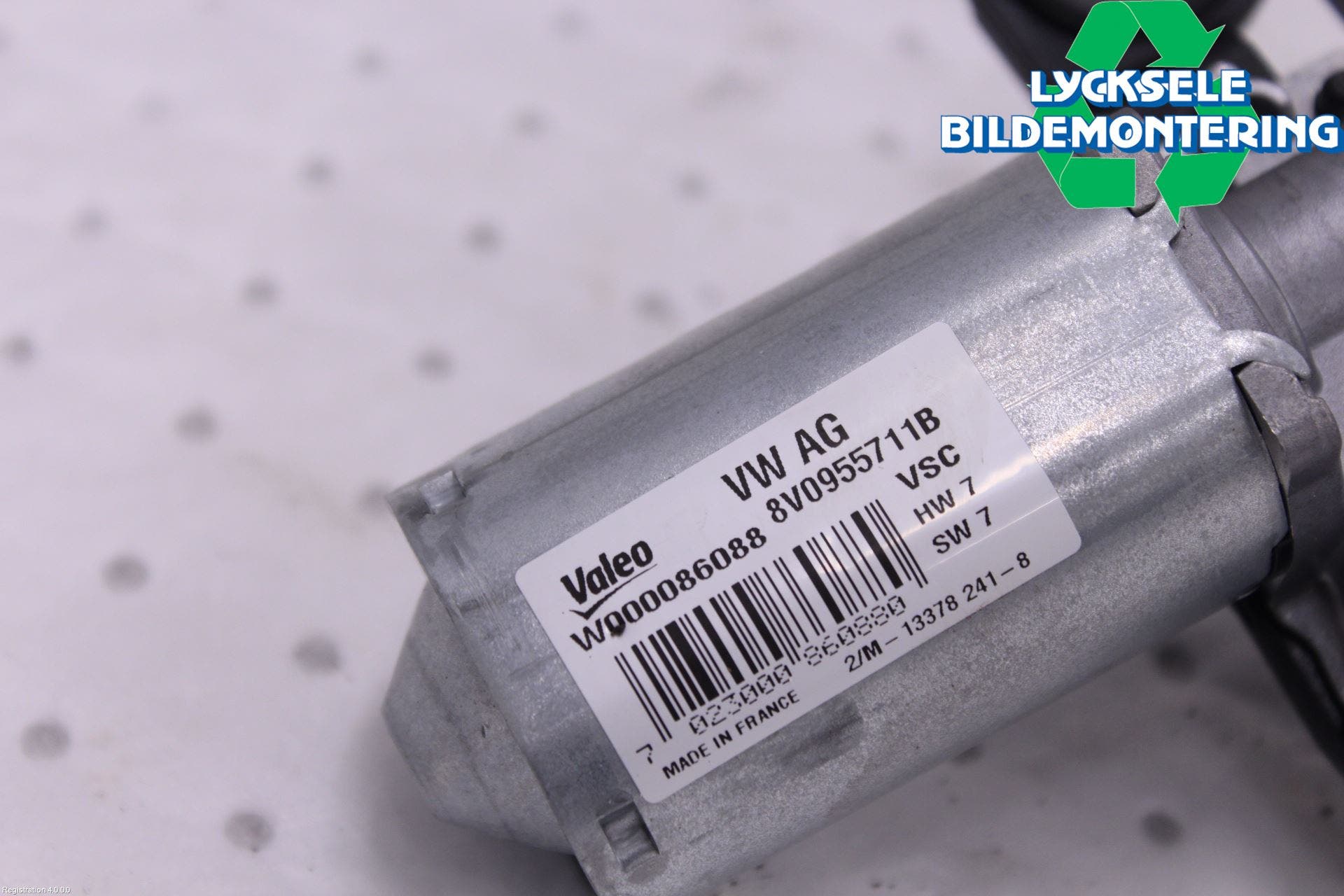 Audi A1 19- Torkarmotor Baklucka