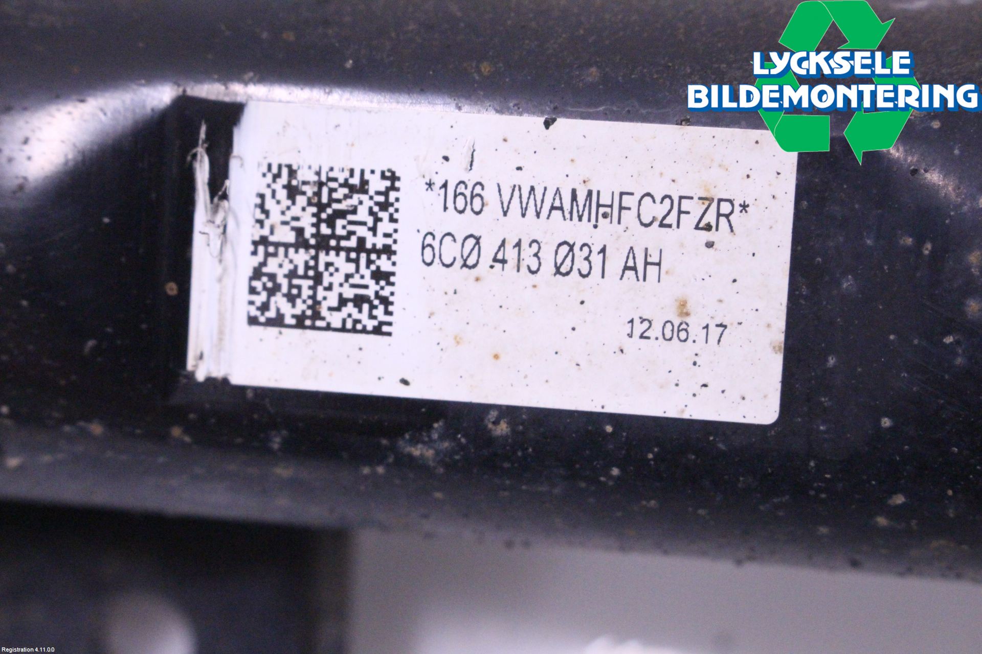 Volkswagen VW POLO 10-17 Fjäderben Fram Höger