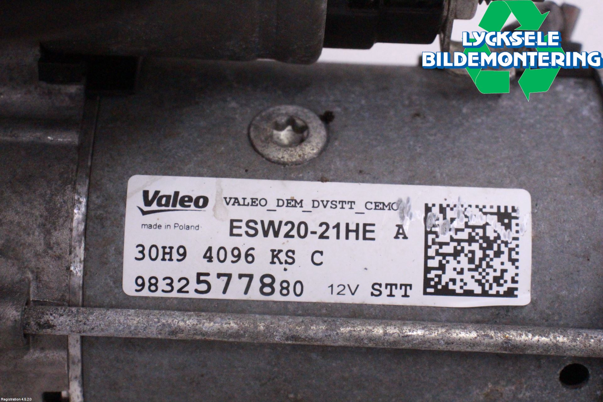 Peugeot PARTNER/E-PARTNER 19- Startmotor Diesel