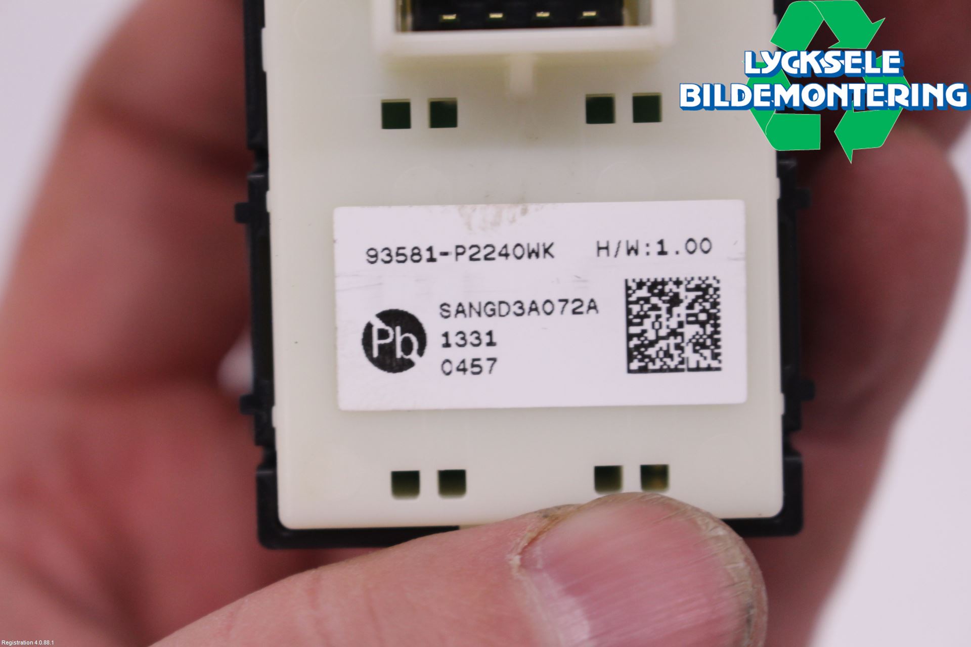 Kia SORENTO 21- Strömställare Elhiss