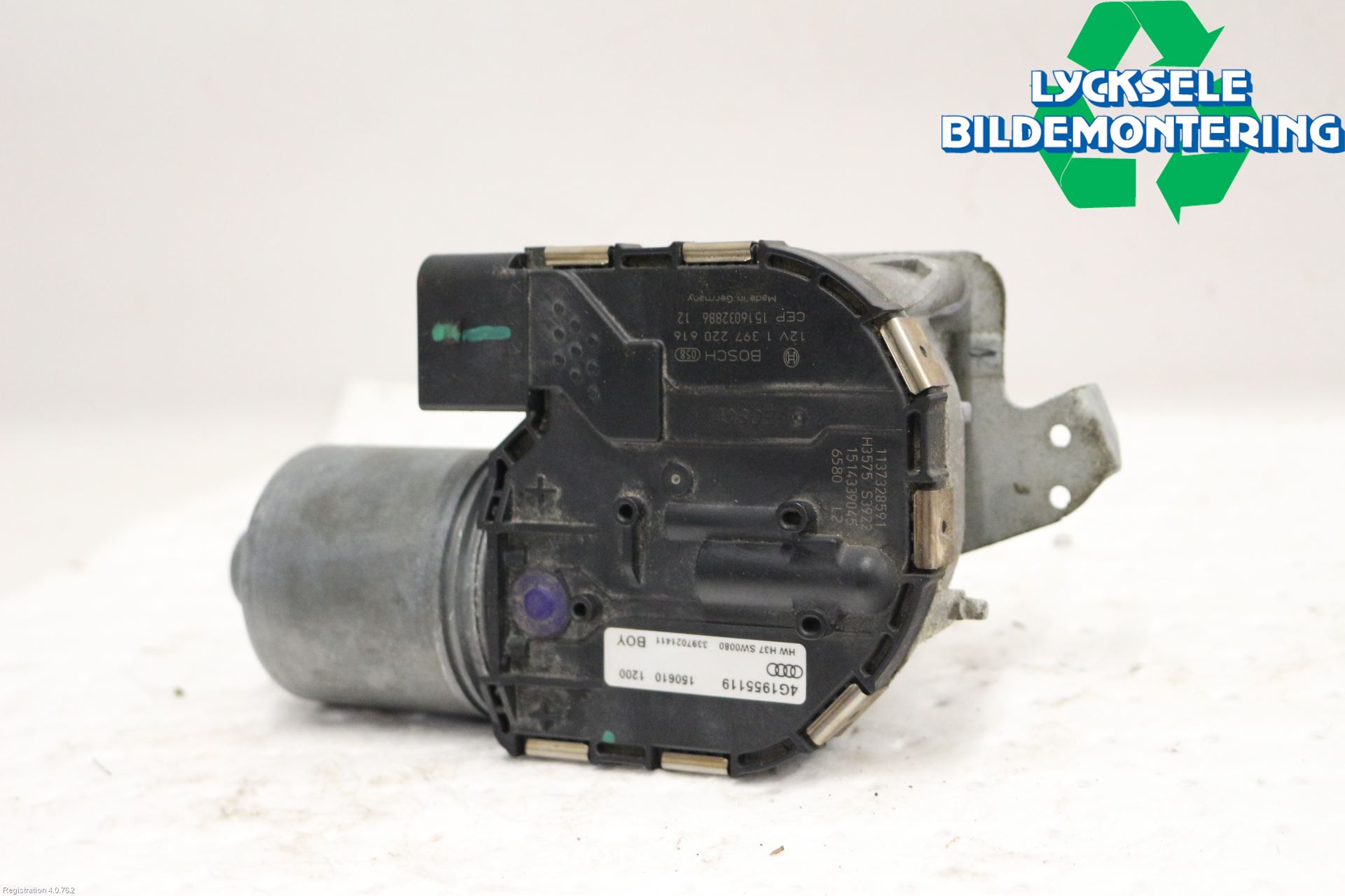 Audi A6/S6 4G 11-18 Torkarmotor Vindruta