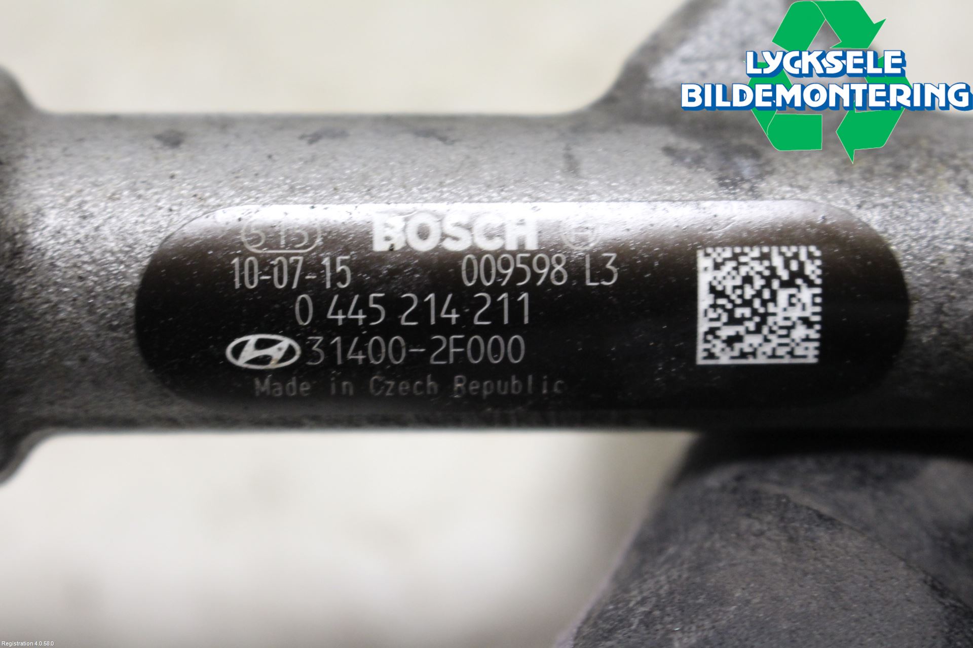 Kia SORENTO 10-14 Inj. Fuelrail