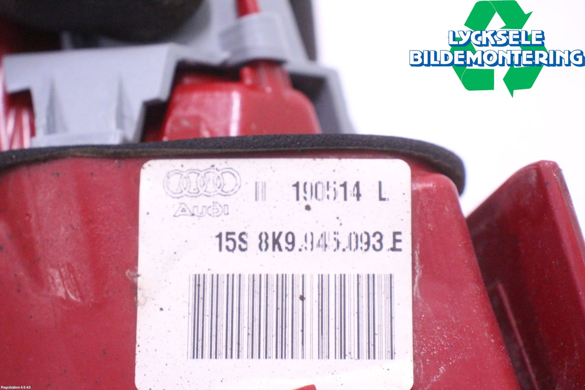 Audi A4 12-15 Bakljus Lucka Vä