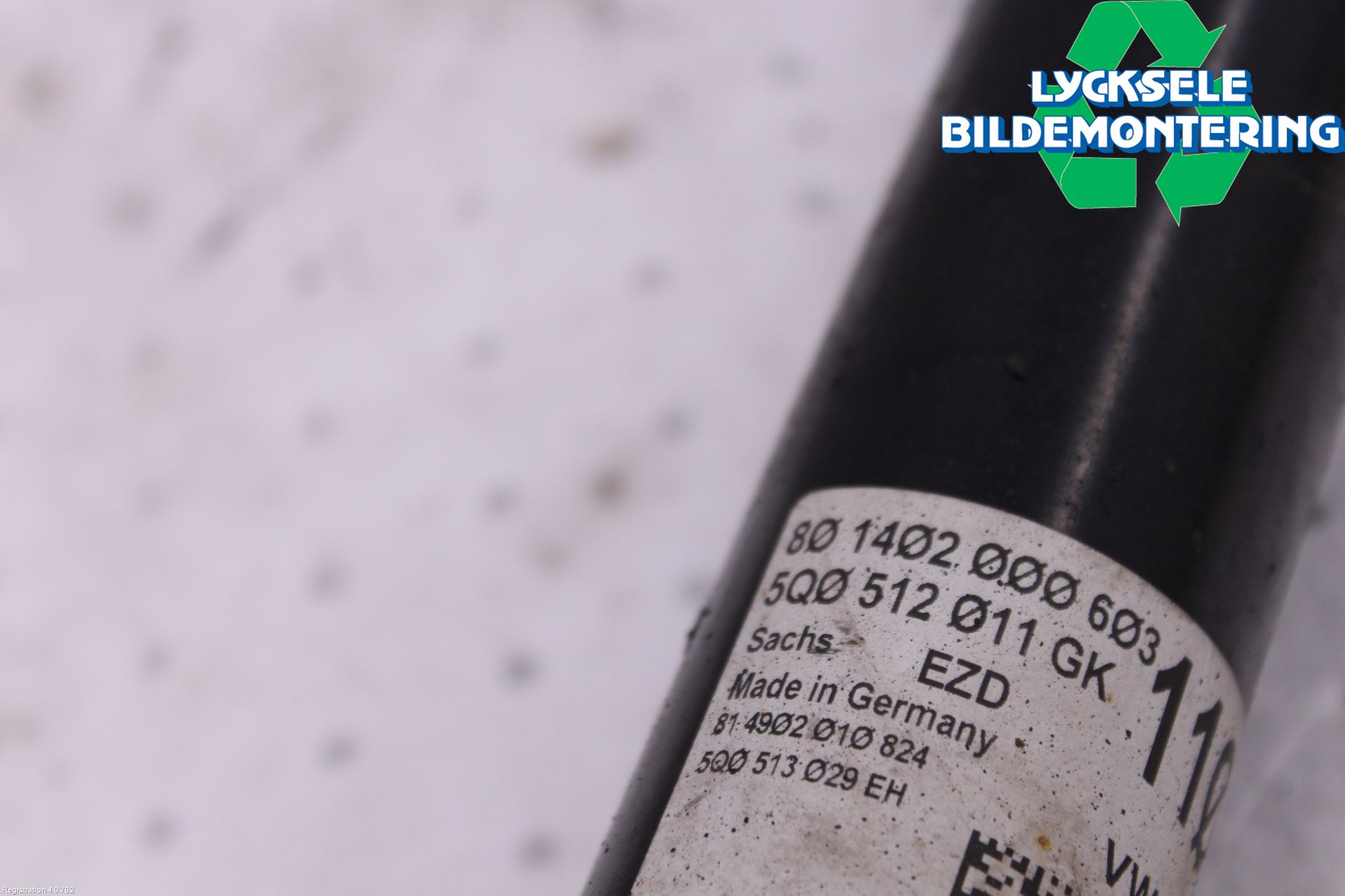 Volkswagen VW GOLF / E-GOLF VII 13-20 Stötdämpare Bak