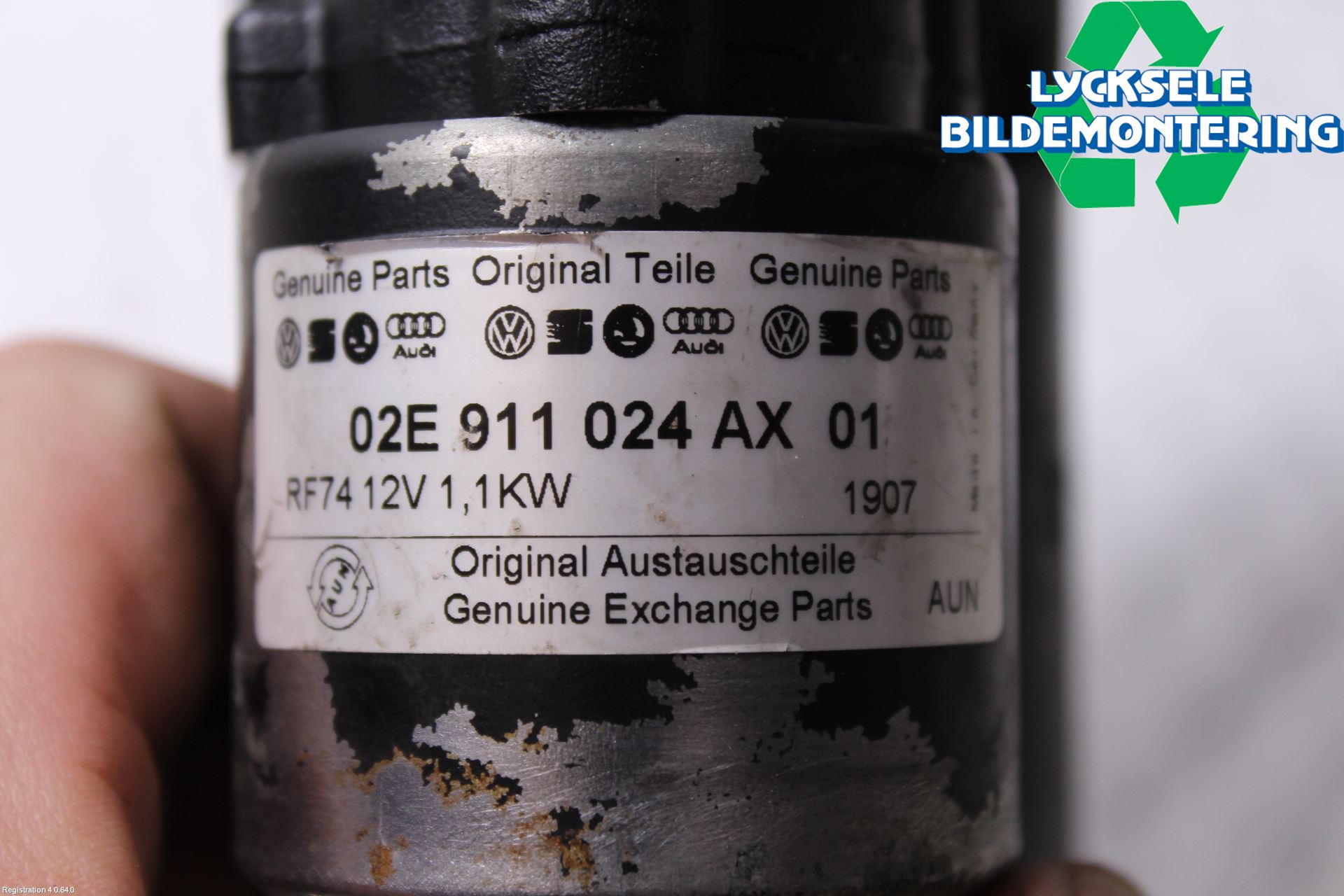 Volkswagen VW TRANSP/CARAVELLE (T5) 04-15 Startmotor Diesel