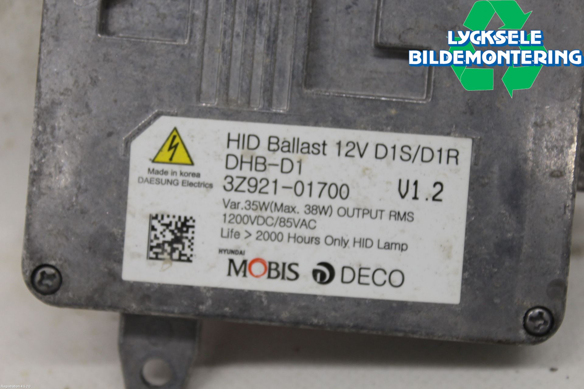 Hyundai i40 08-15 Styrenhet Strålkastare