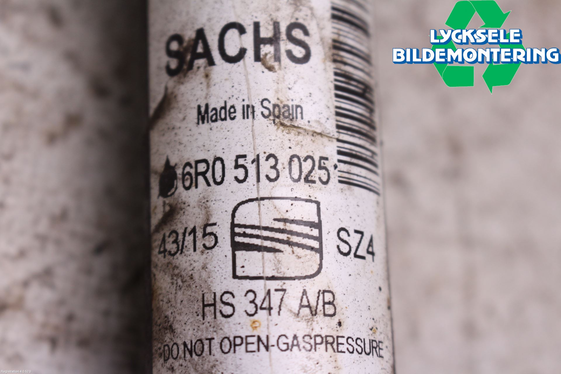 Seat IBIZA IV 08-16 Stötdämpare Bak