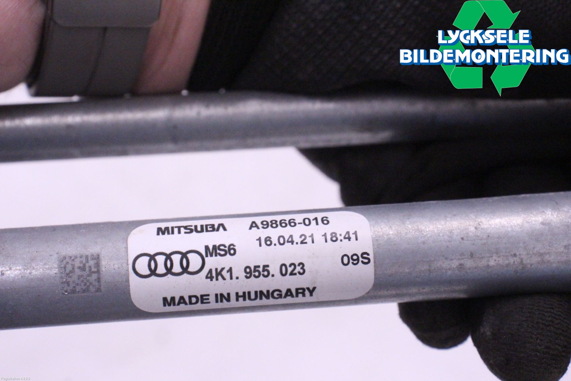 Audi A6 F2/C8 19- Torkarmekanism Vindruta