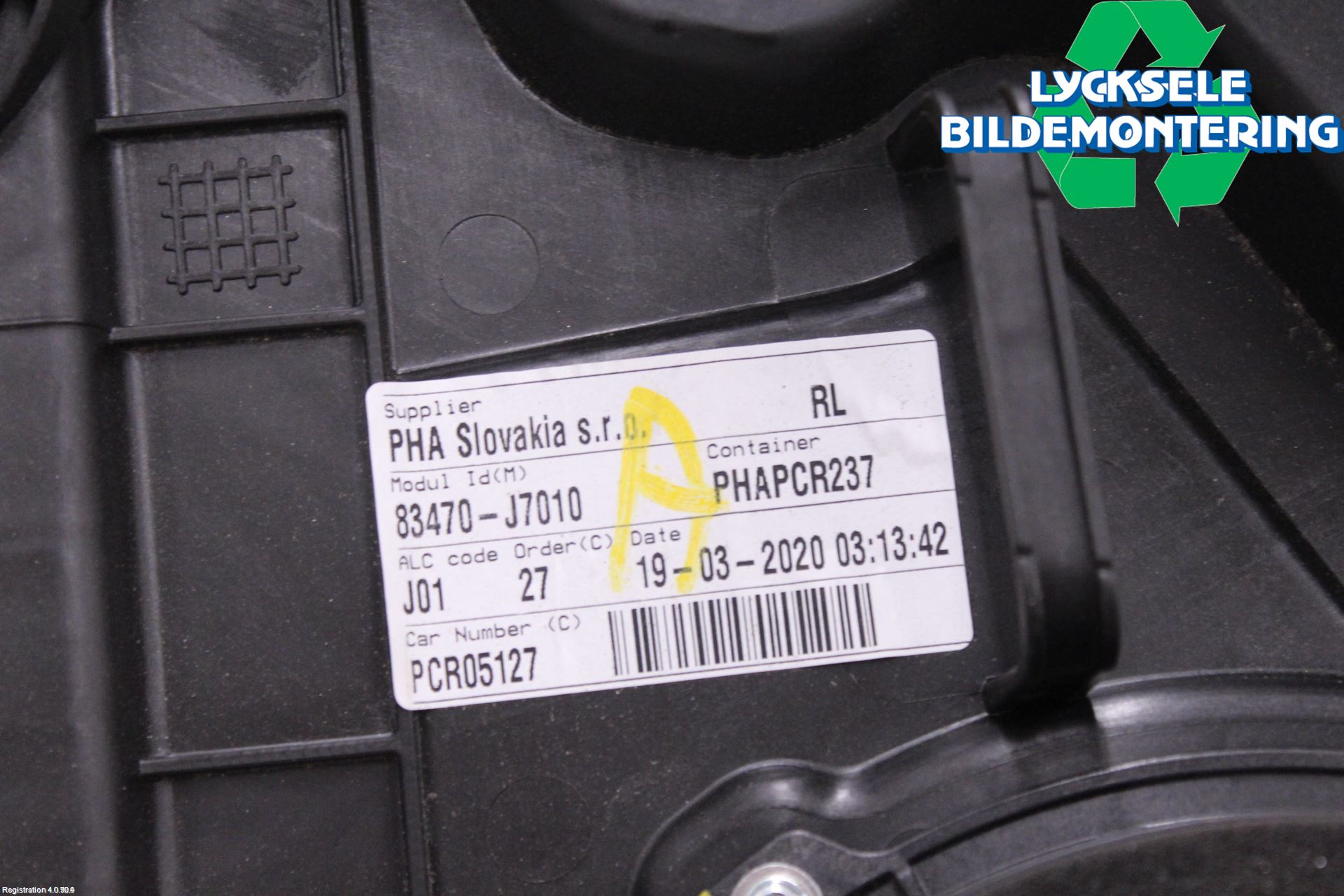 Kia CEED/CEED SW 19- Fönsterhissmekanism