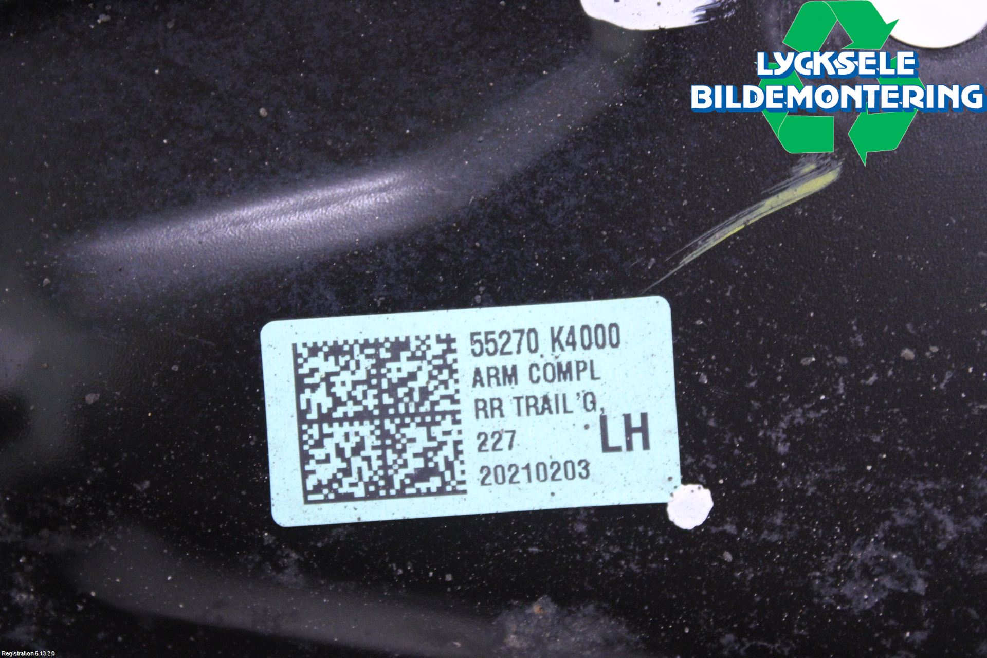 Hyundai KONA/ELECTRIC OS 18-23 Bärarm Bak Vänster