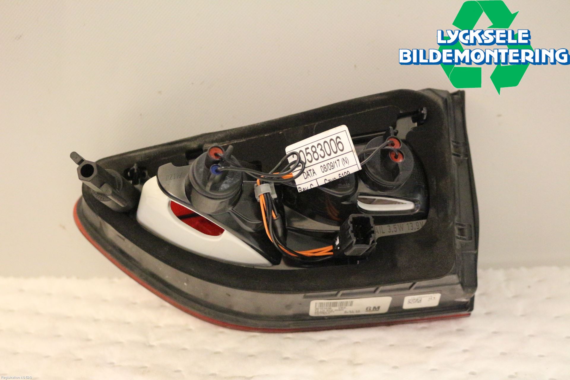 Opel INSIGNIA 17- Bakljus Lucka Vä