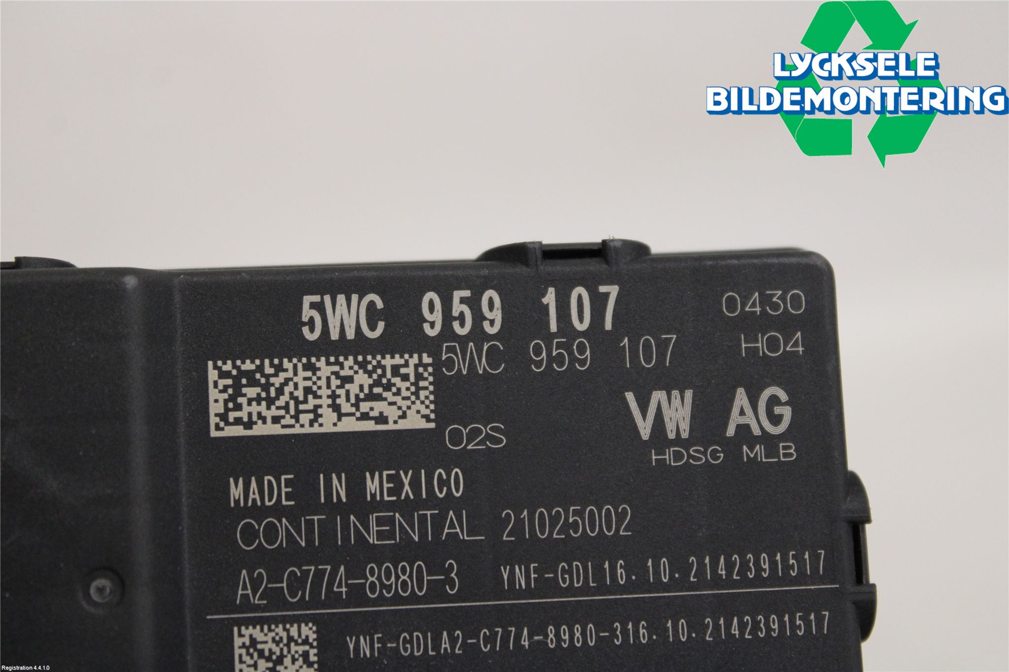 Volkswagen VW TIGUAN 16-24 Styrenhet Baklucka
