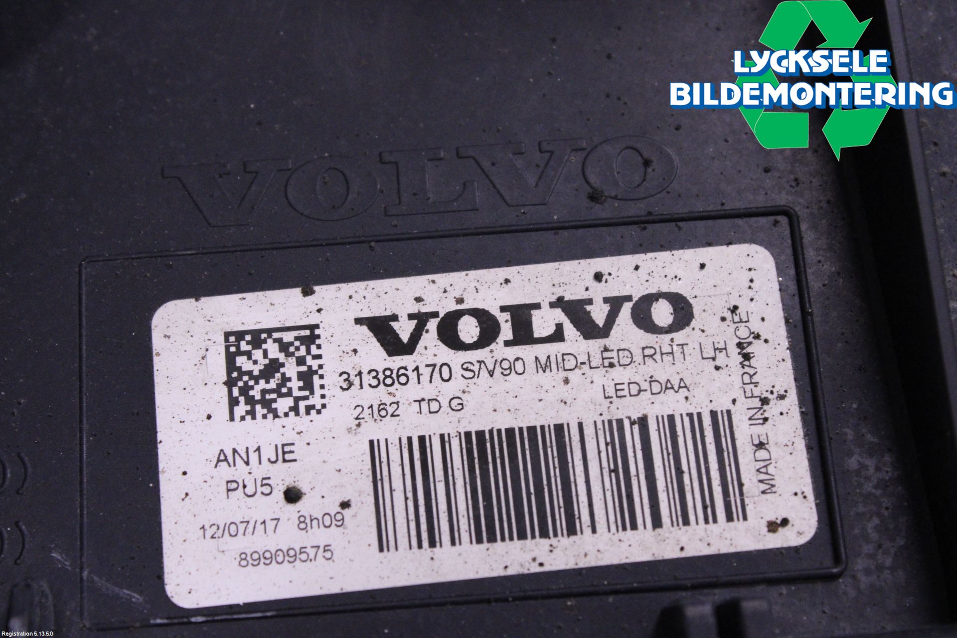 Volvo V90 17->> Strålkastare Vänster