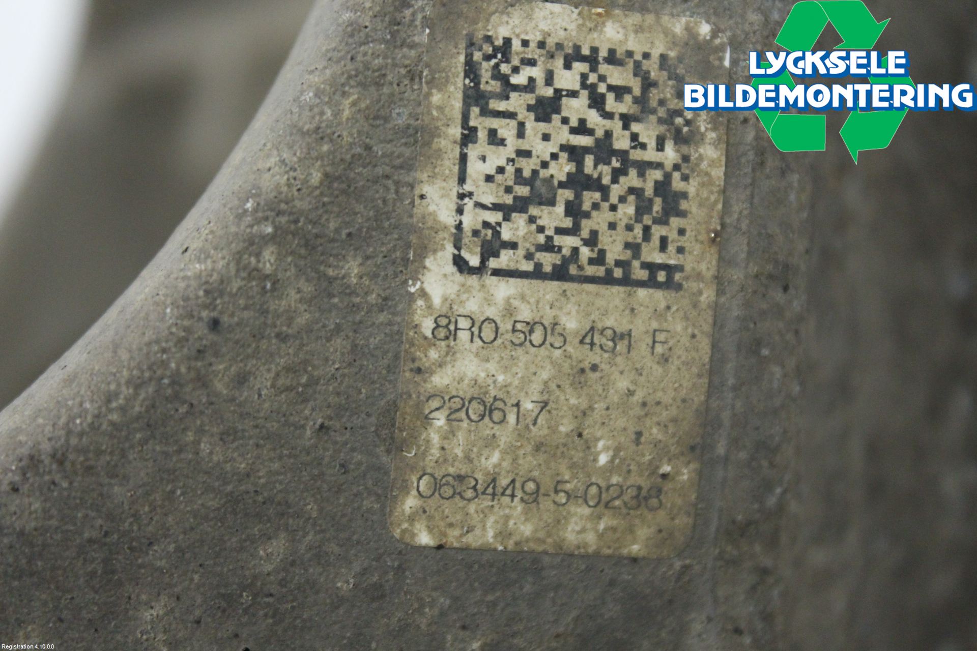 Audi A6 ALLROAD 12-18 Hjullagerhus-Spindel Vä B