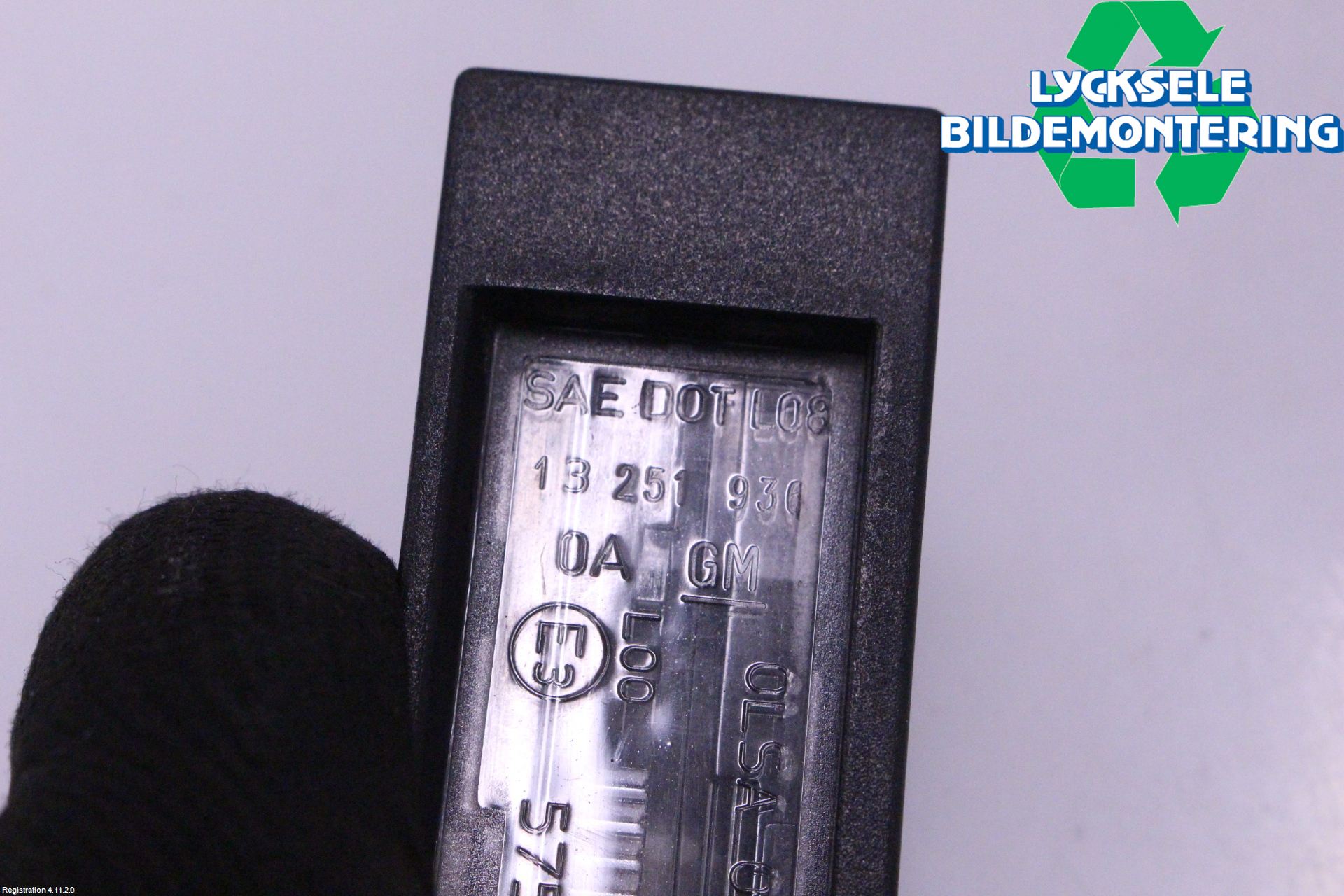 Opel CORSA E 15-19 Skylt Belysning