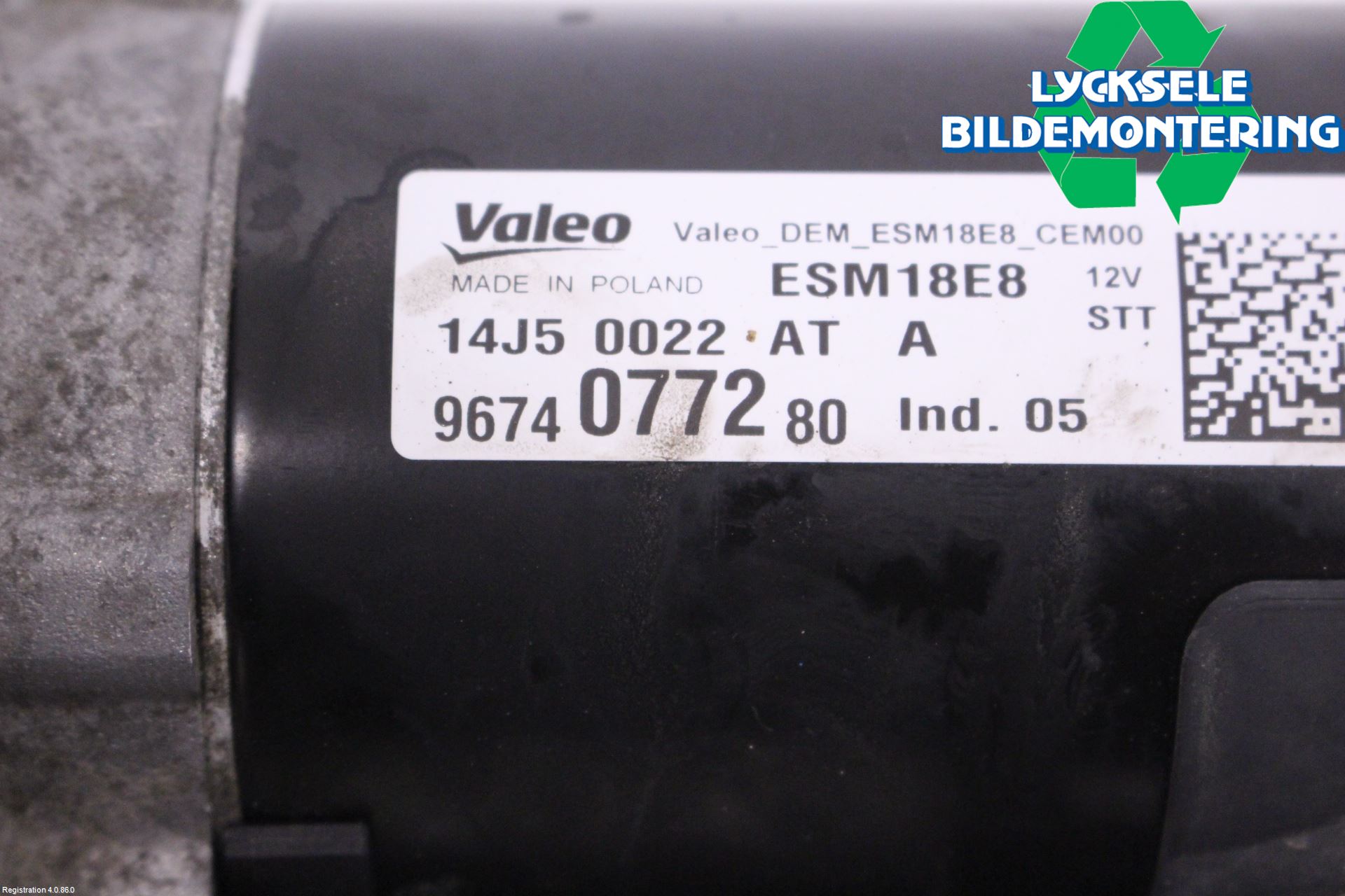 Peugeot 2008 13-20 Startmotor