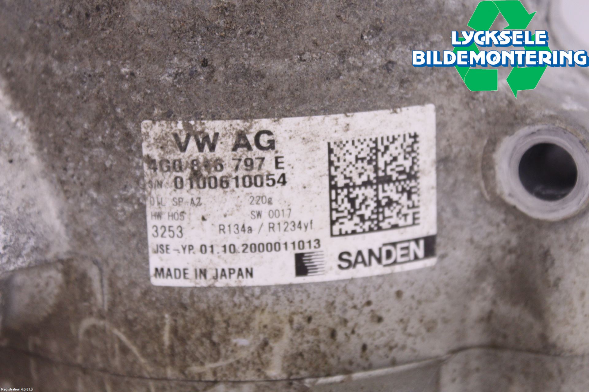 Volkswagen VW TOUAREG CR 18- Ac Kompressor