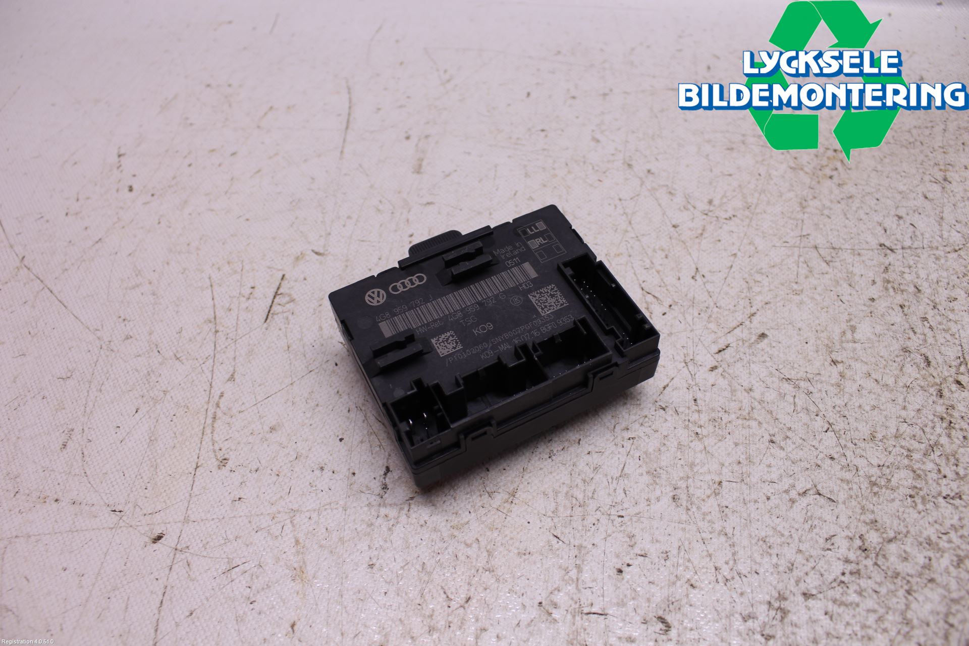 Audi A6/S6 4G 11-18 Styrenhet Dörr