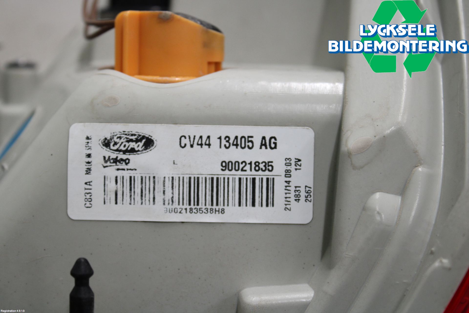 Ford KUGA 13-16 Bakljus Vänster