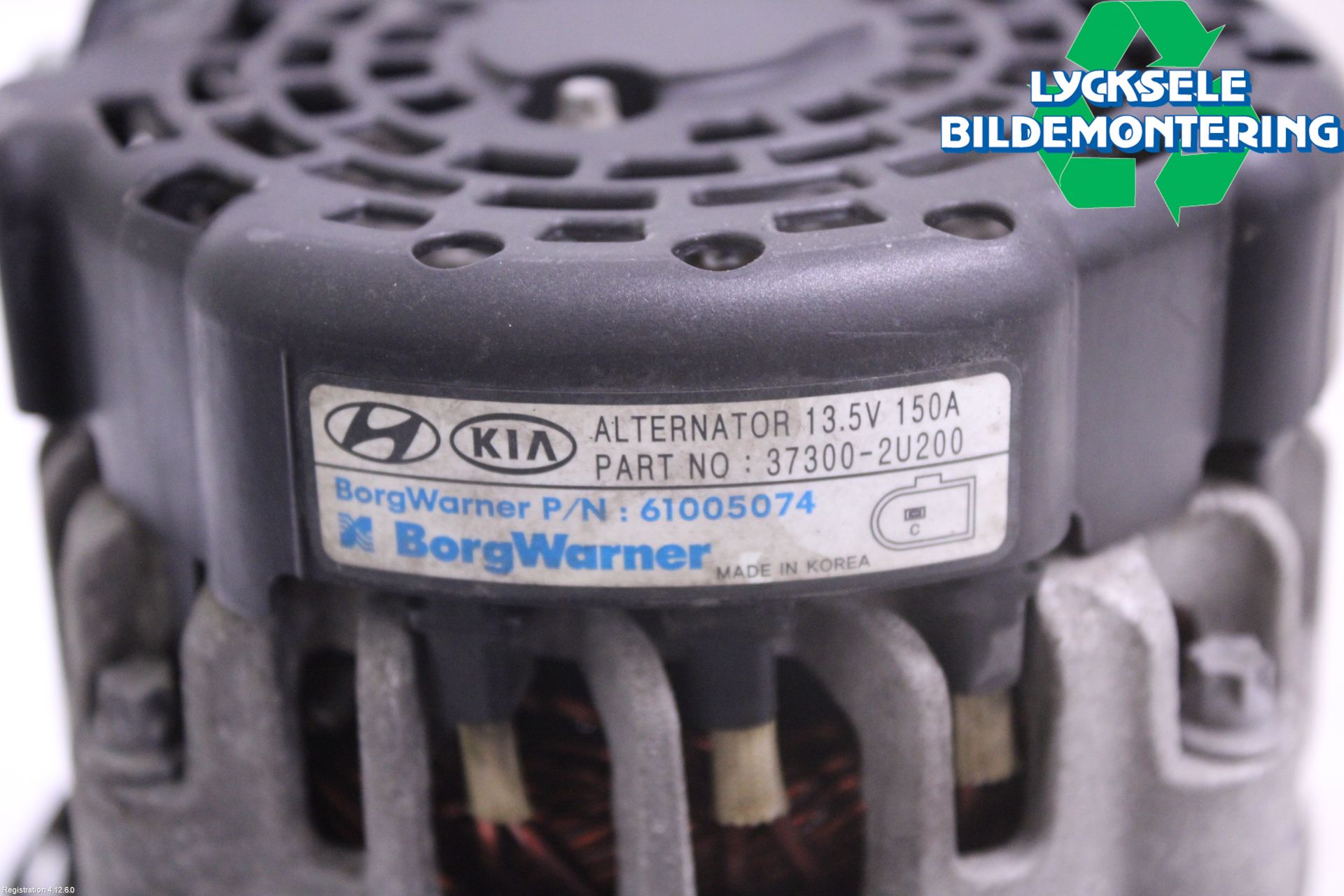 Kia SPORTAGE (QL) 16-21 Generator