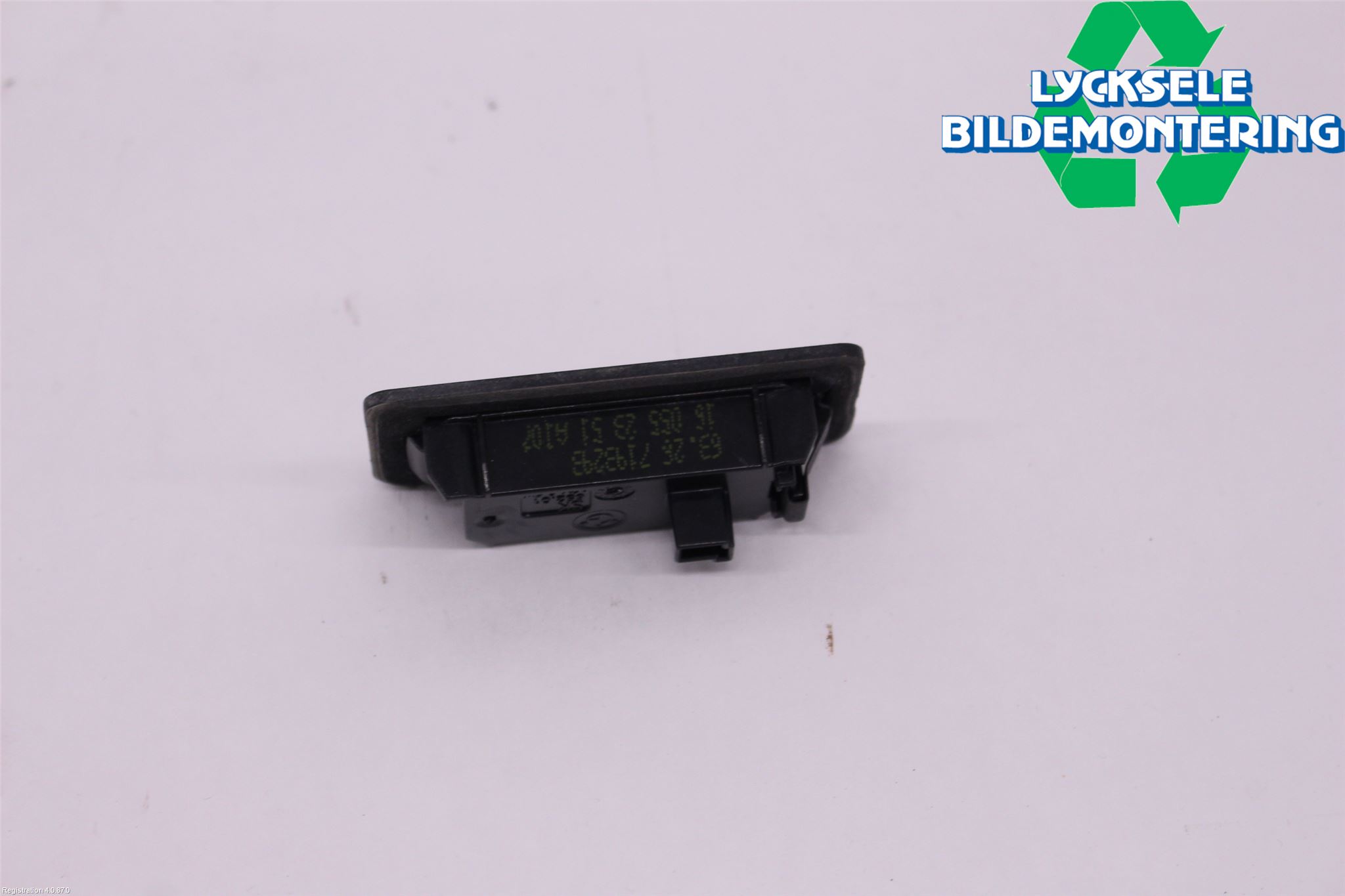 BMW 5 F10/F11/F18 09-17 Skylt Belysning