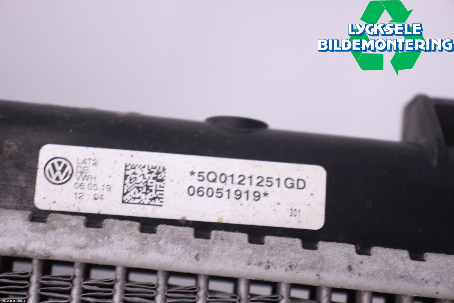 Volkswagen VW GOLF / E-GOLF VII 13-20 Kylare Man