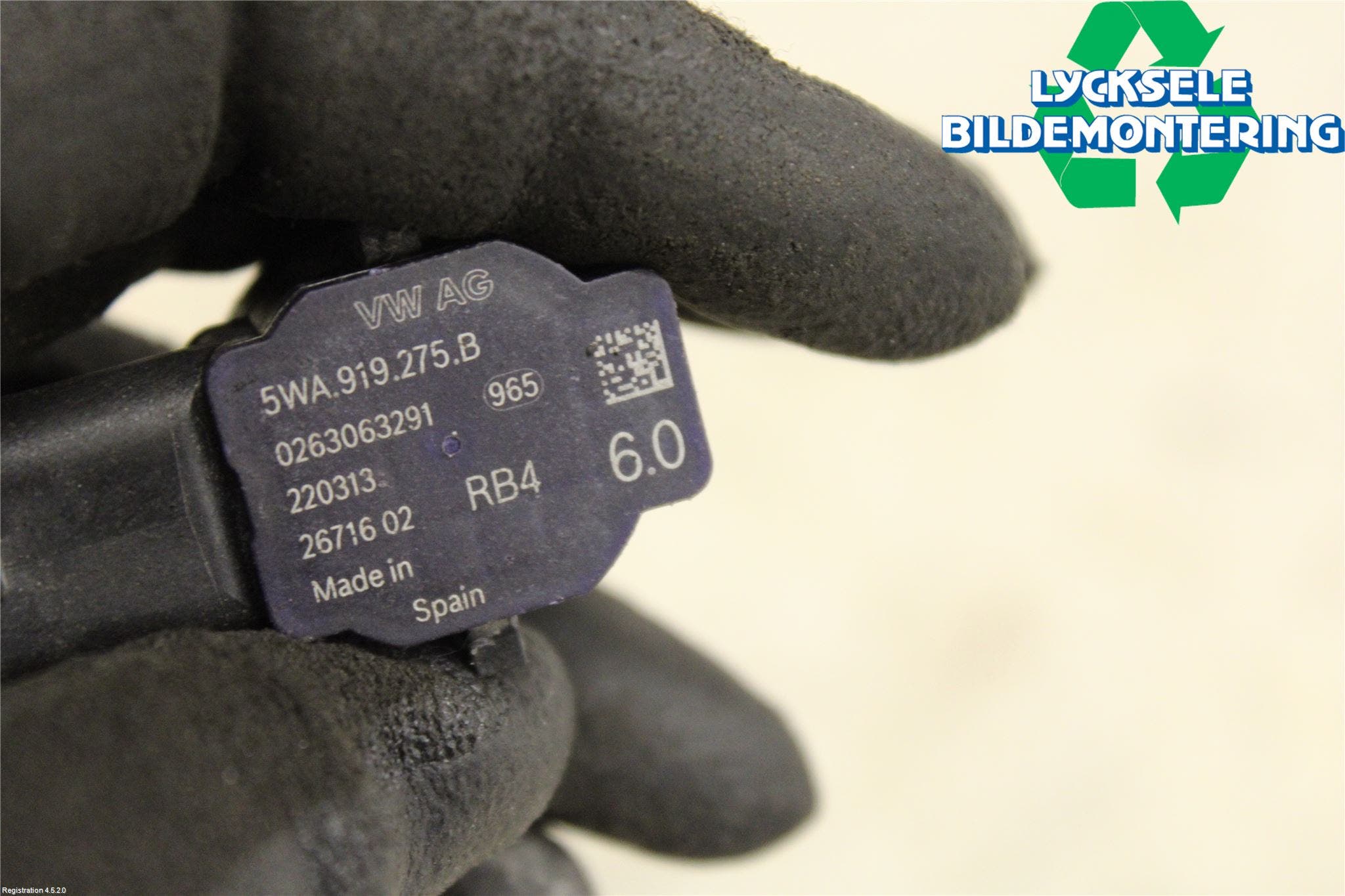 Volkswagen VW GOLF / E-GOLF VIII 20- Parkeringshjälp Backsensor